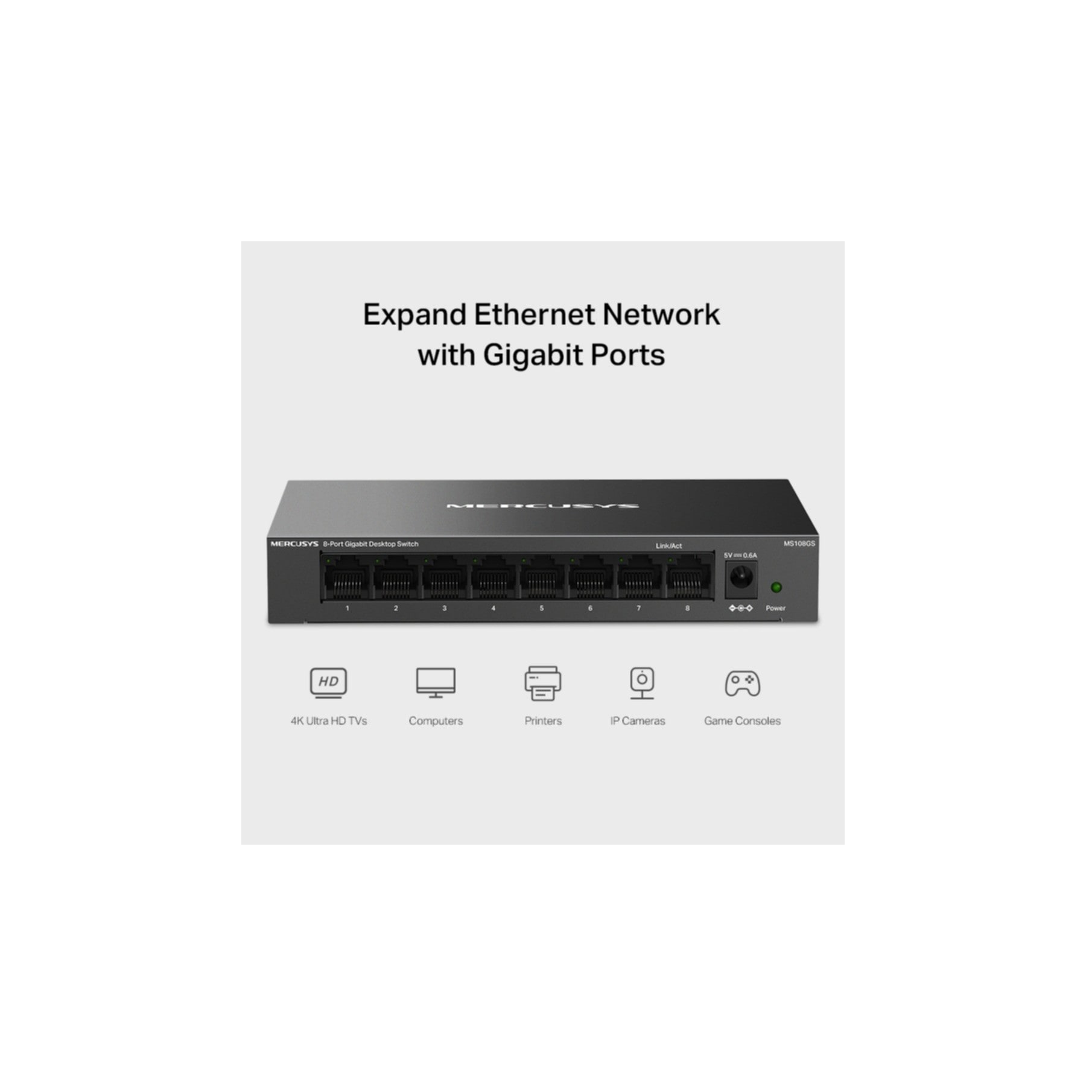 TP-Link Netzwerk-Switch »8-Port Gigabit Desktop Switch«