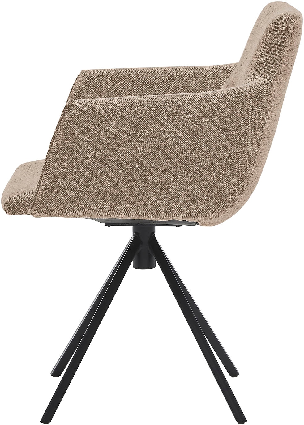 Musterring Polsterstuhl »JustB! SP500« () 1 Stk.mit Armlehne, wahlweise mit Drehfunktion, Stativgestell in schwarz