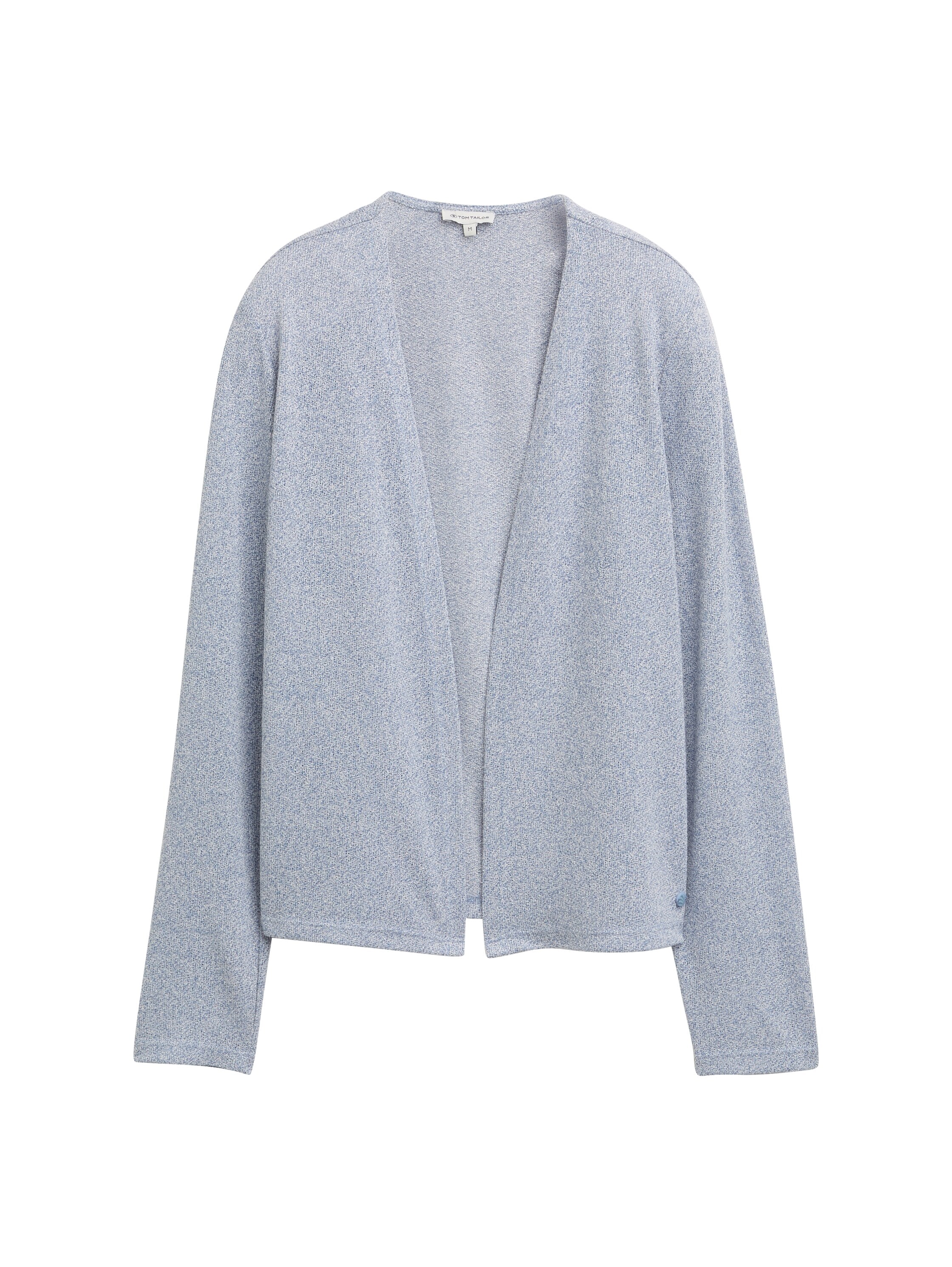 TOM TAILOR Cardigan, nach vorne hin offen und ohne Kragen