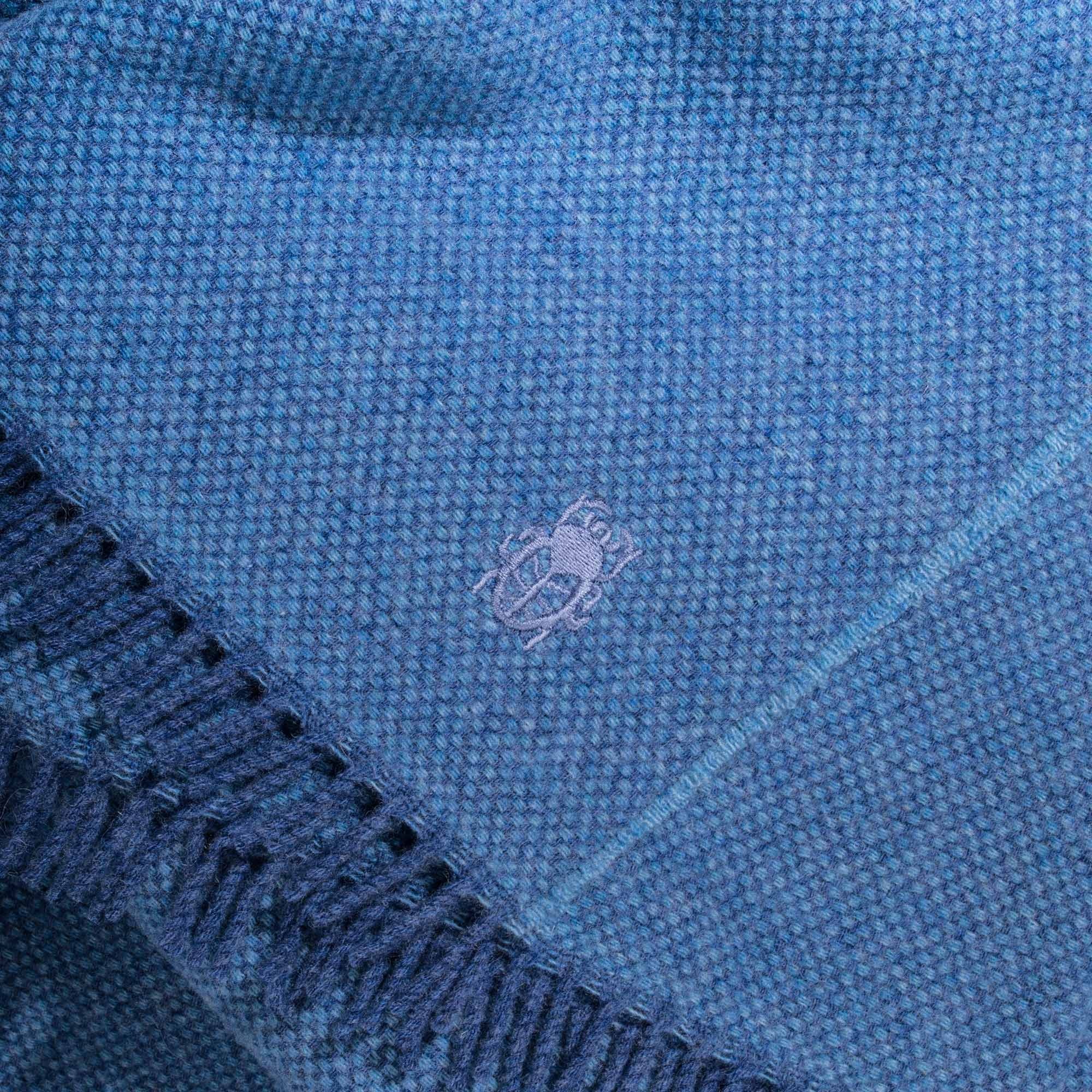 ZOEPPRITZ1828 Wohndecke »Must Relax« klassisches unifarbenes Plaid aus dicker reiner Schurwolle