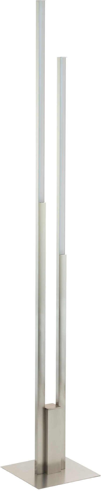 EGLO Stehlampe warmweiß Garantie - 3 nickel Jahren »FRAIOLI-Z«, kaufen aus Alu 2X17W - Stehleuchte in online | kaltweiß - XXL mit