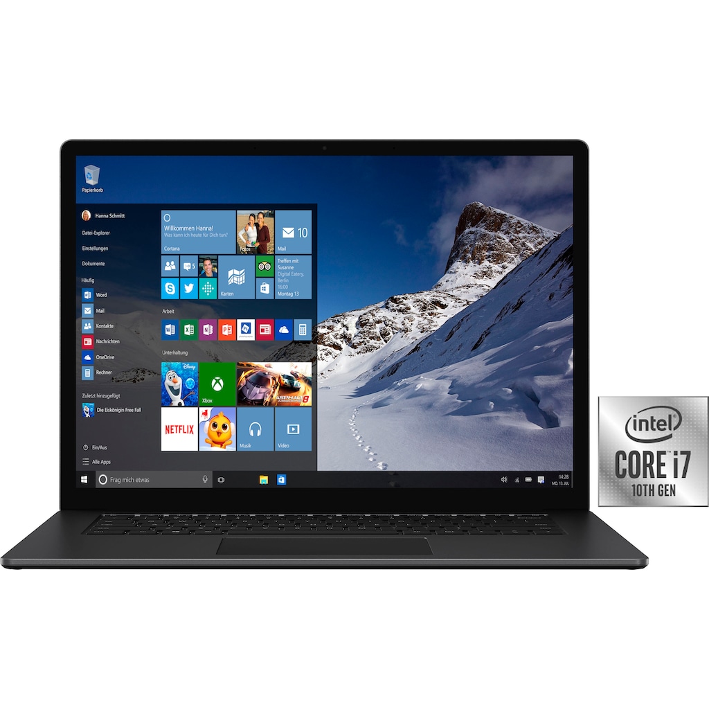 Microsoft Notebook »Surface Laptop 4«, (34,29 cm/13,5 Zoll), Intel, Core i7, Iris Plus Graphics 950, 512 GB SSD