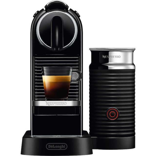 Nespresso Kapselmaschine »CITIZ EN 267.BAE von DeLonghi, Schwarz«, inkl.  Aeroccino Milchaufschäumer, Willkommenspaket mit 7 Kapseln mit 3 Jahren XXL  Garantie