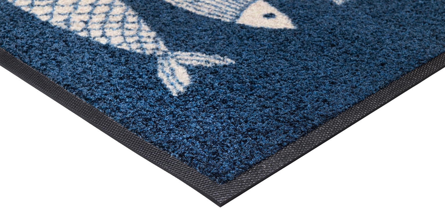 wash+dry by Kleen-Tex Fußmatte »Fish Tango« rechteckig 7 mm Höhe