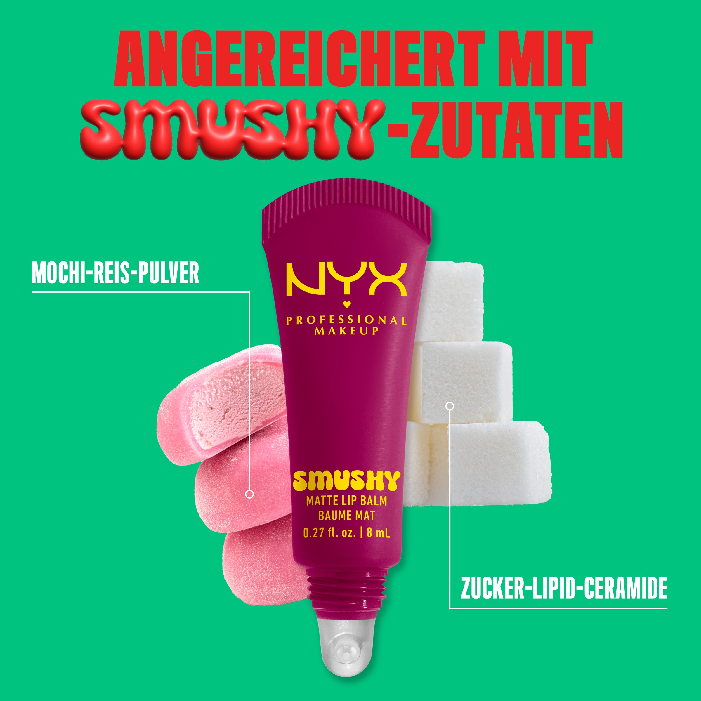 NYX Lippenbalsam »NYX Professional Makeup Smushy Matte Lip Balm«