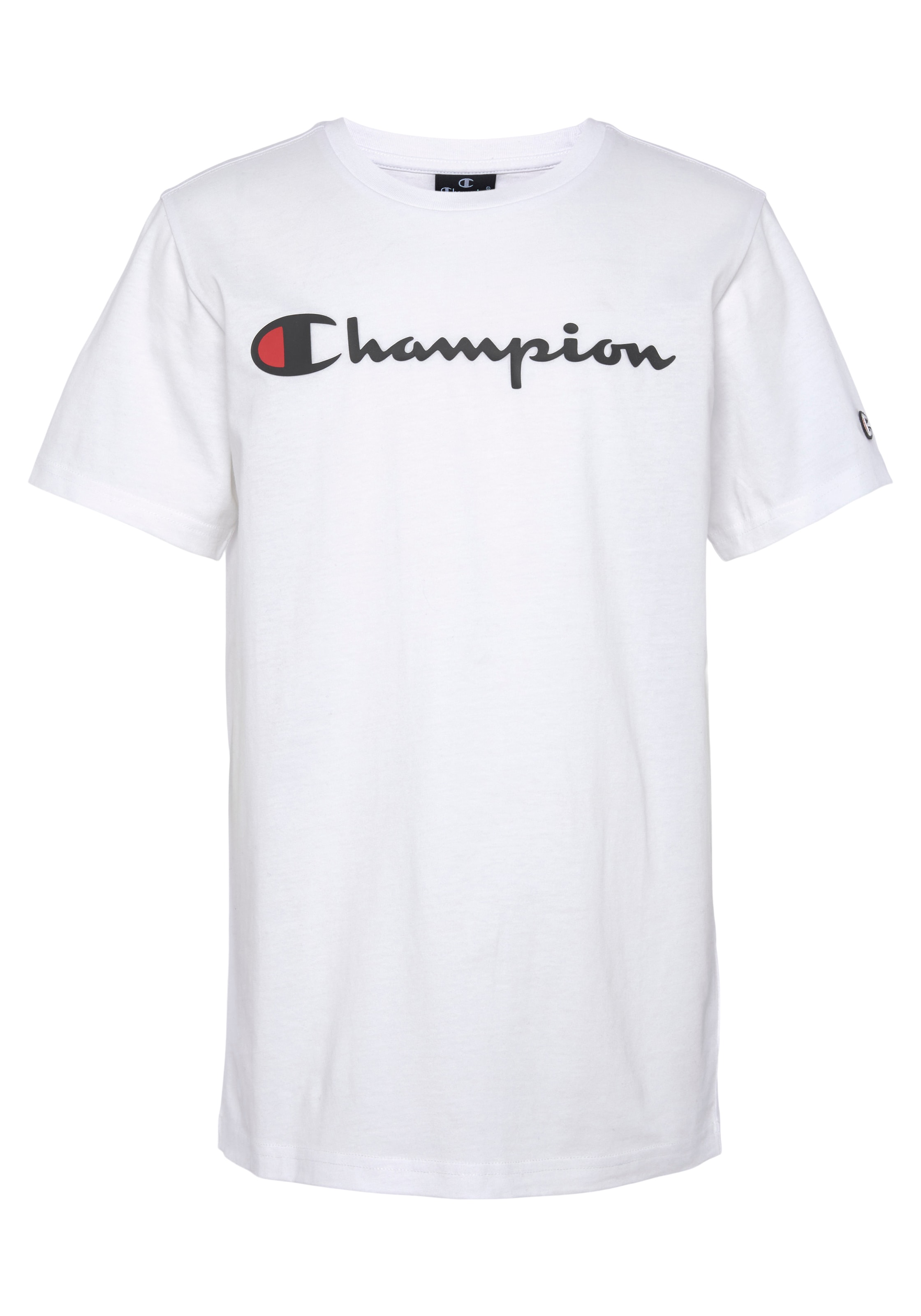 Champion T-Shirt »Classic Crewneck T-Shirt für - large Logo Kinder« bei