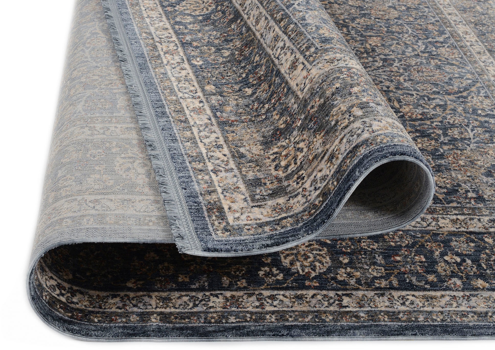 OCI DIE TEPPICHMARKE Teppich »SOLIST TABI« rechteckig 7 mm Höhe Kurzflor, kurze Fransen, Wohnzimmer