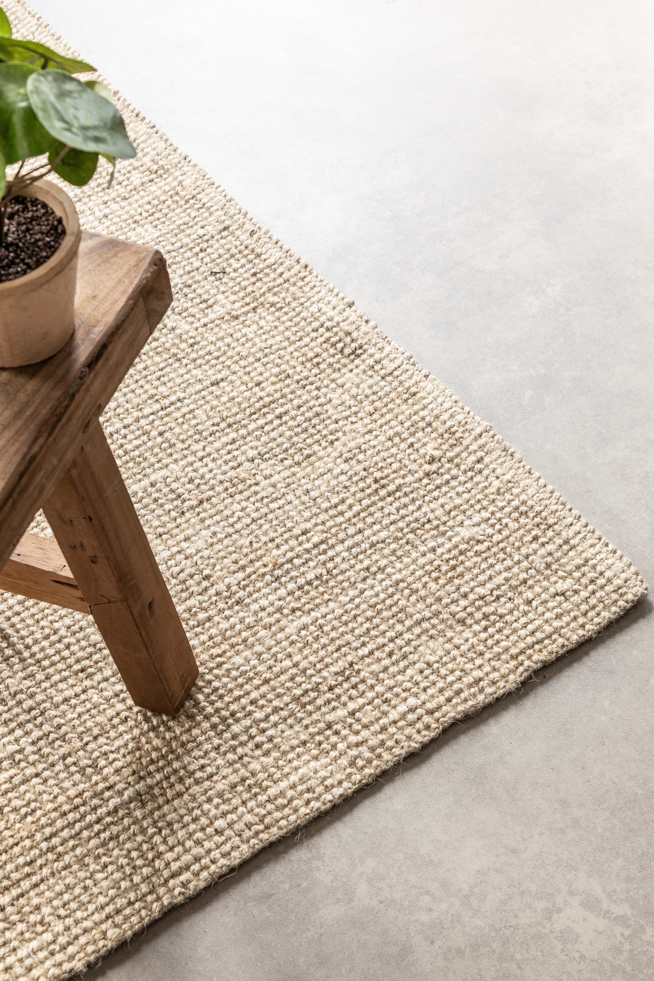 HANSE Home Teppich »Jaipur Juteteppich, als Läufer und in Rund«, rechteckig, 10 mm Höhe, 100% Naturfaser, Wohnzimmer, Esszimmer, Schlafzimmer, GRS