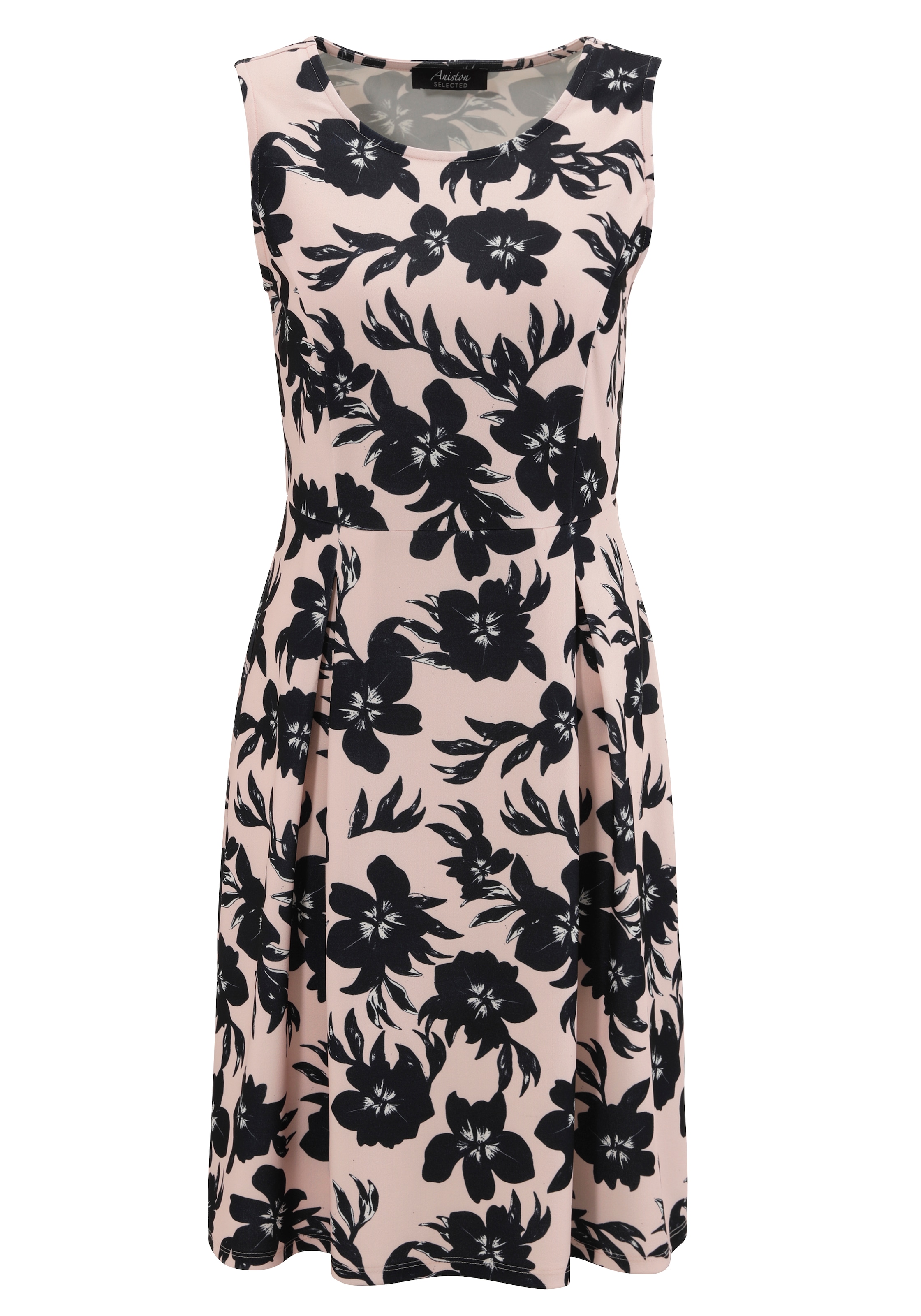 Aniston SELECTED Sommerkleid, mit Blüten- und Blättermuster Allover - NEUE KOLLEKTION