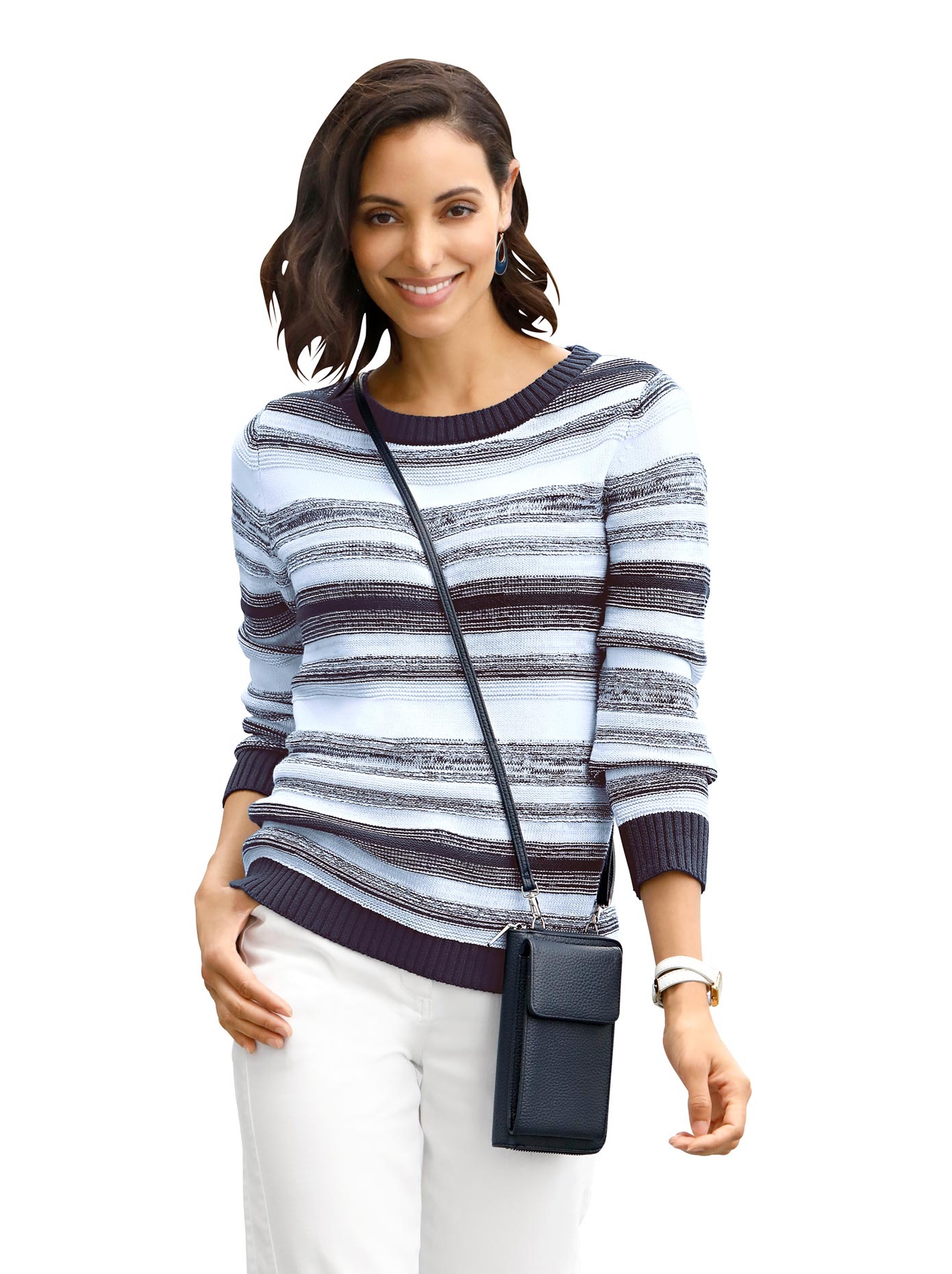 Casual Looks Streifenpullover »Pullover«