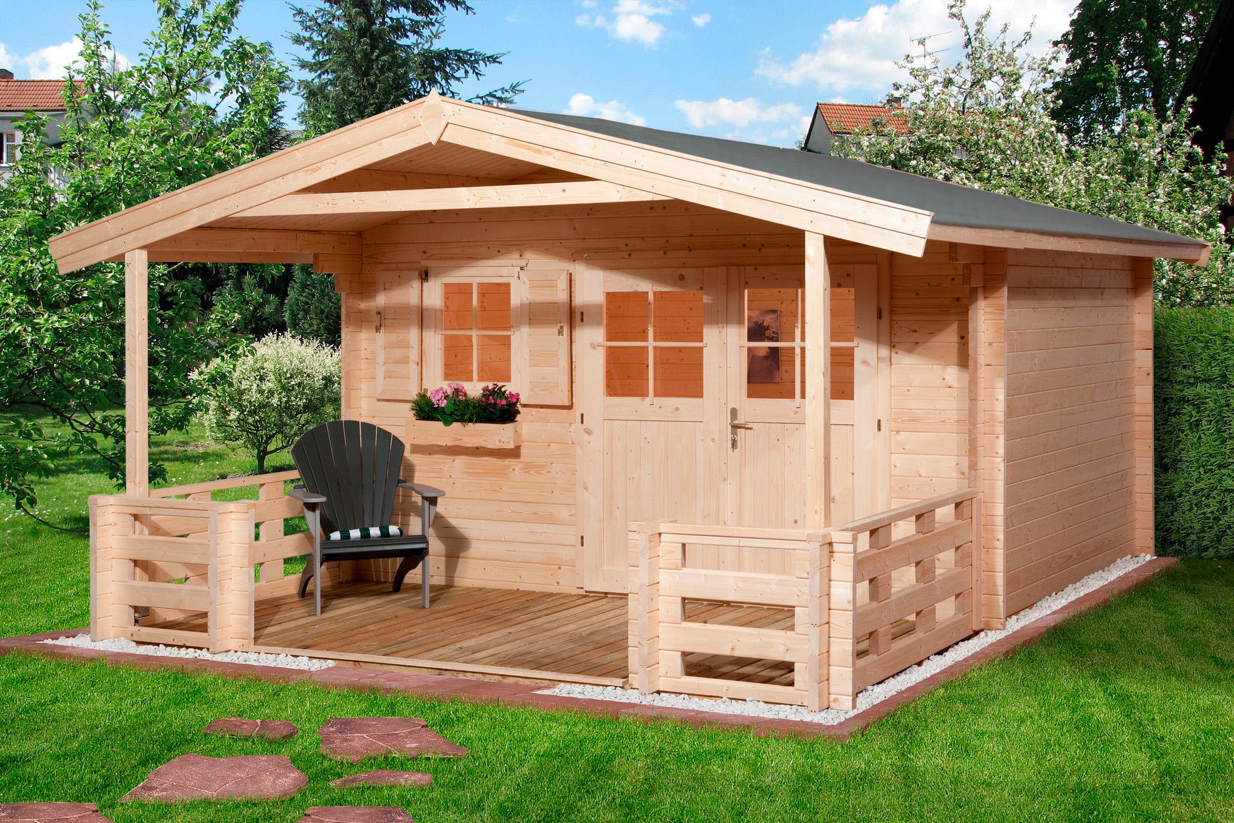 weka Gartenhaus »136 B Gr.1, 45 mm, natur«
