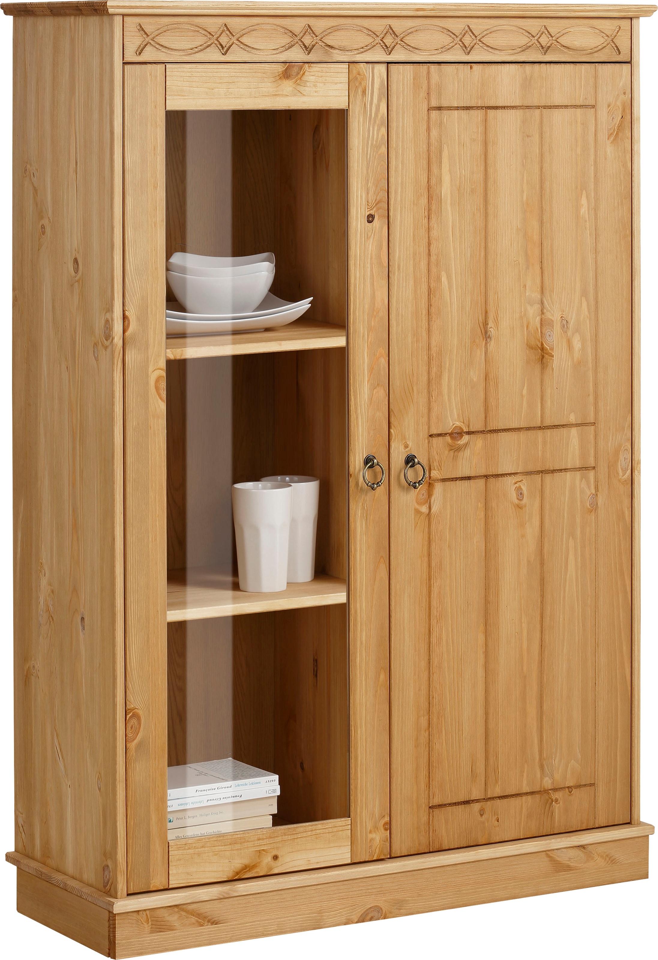 Home affaire Highboard »Indra«, Vitrine, Breite 86 cm