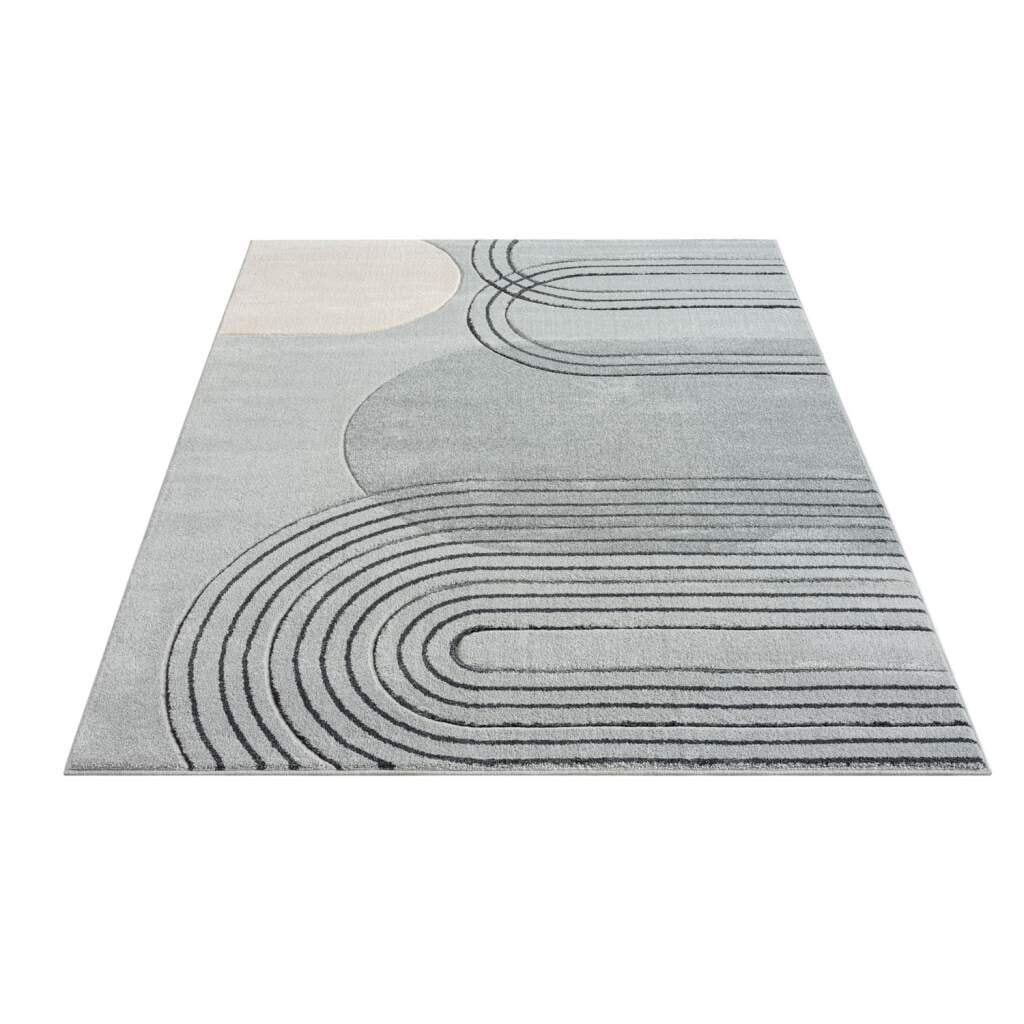 7157«, »BONITO Flachflor, Carpet online 3D-Effekt, Teppich kaufen Hochtief-Muster/ rechteckig, Wohnzimmer City