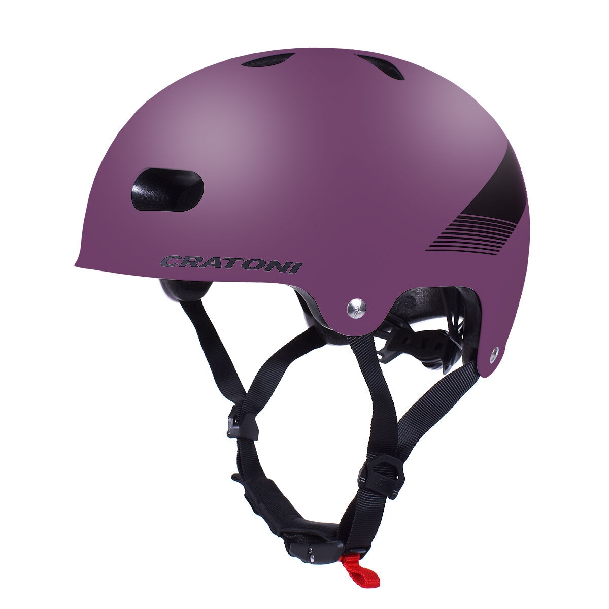 Cratoni Kinderfahrradhelm »Kinder-Fahrradhelm C-Mate Jr., purple-black«