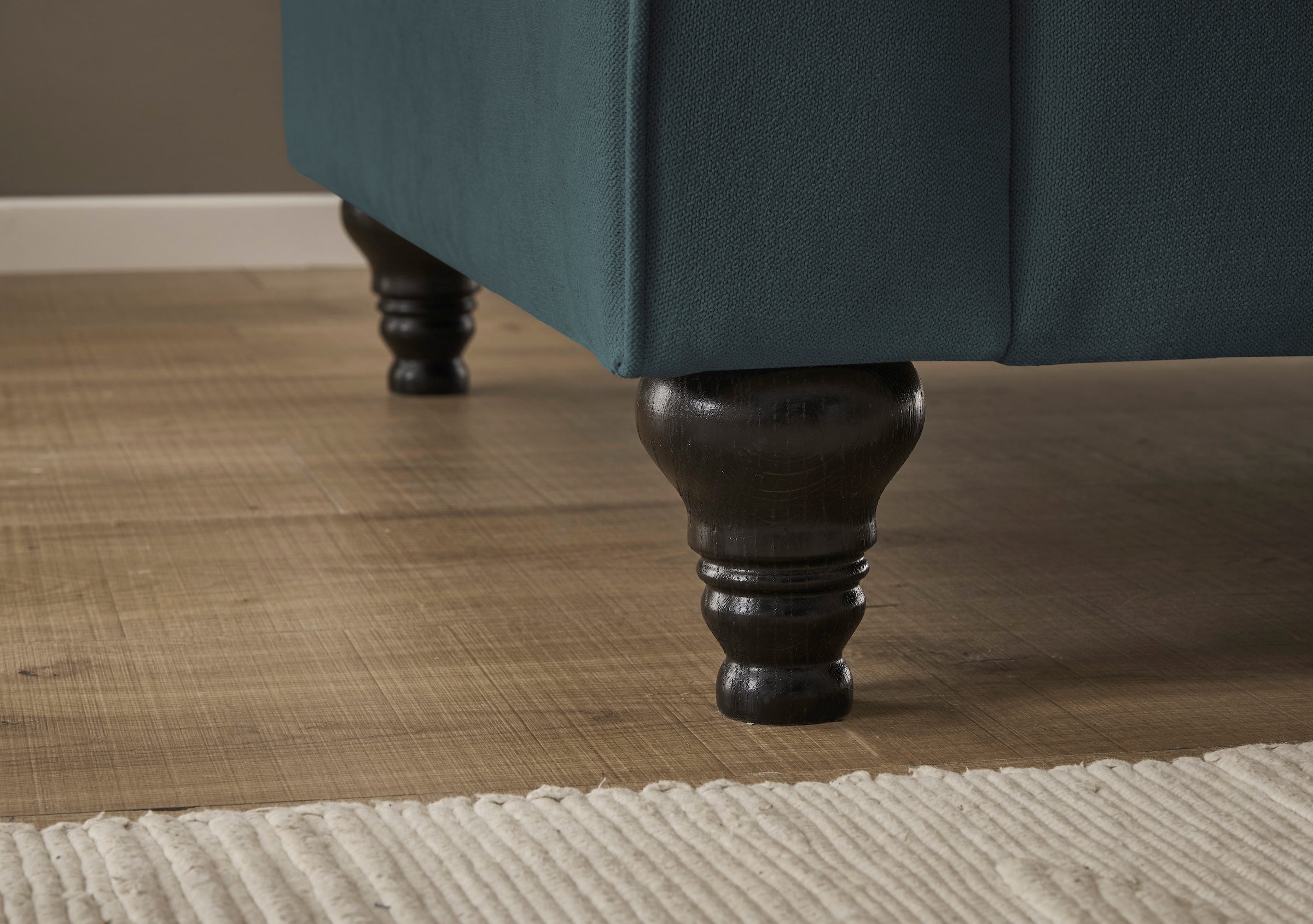 Home affaire Sessel »WESTMINSTER«, (Set, 2 St., 1Sessel, 1 Hocker), mit Federkern-Polsterung