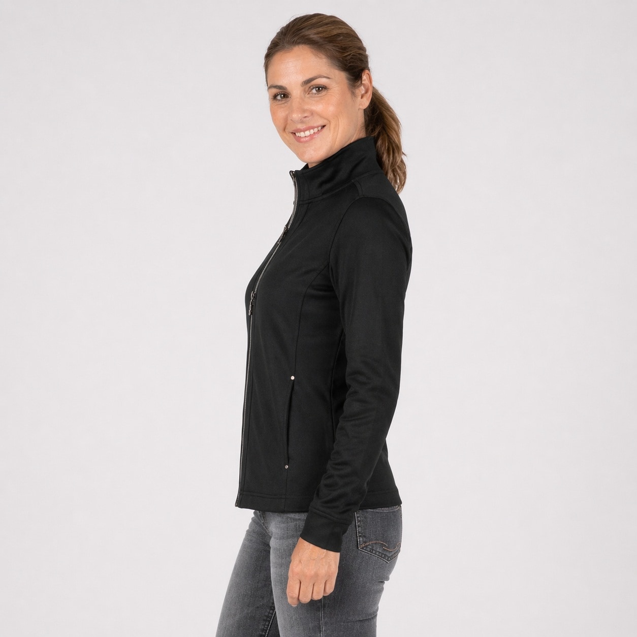 LPO Softshelljacke »Abbey Outdoor« glatt mit matter Struktur