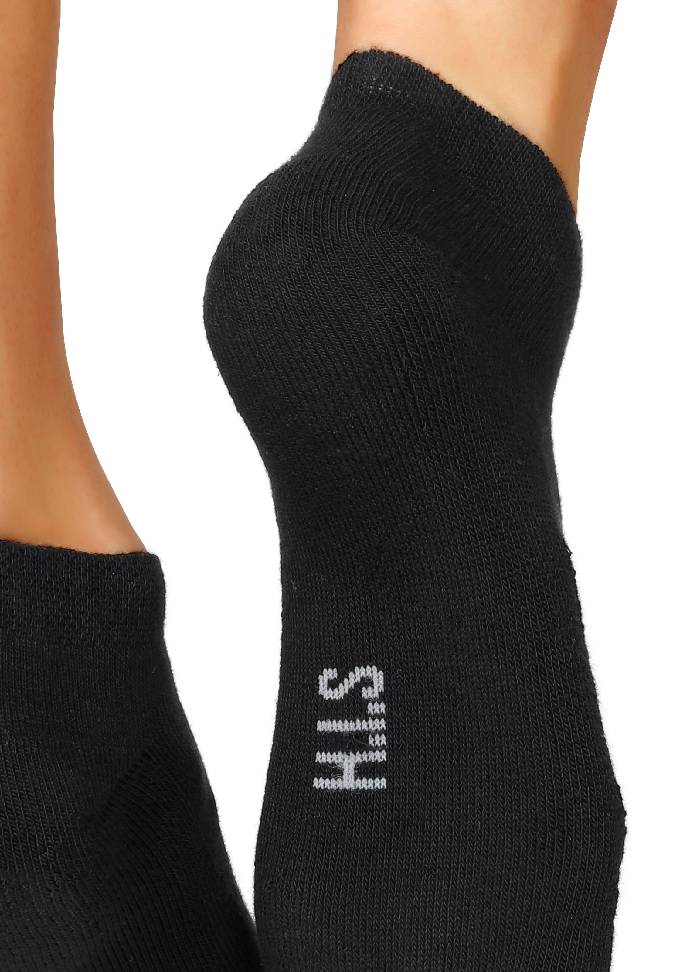 H.I.S Sneakersocken, (6 ♕ weicher Paar), Frotteesohle mit bei