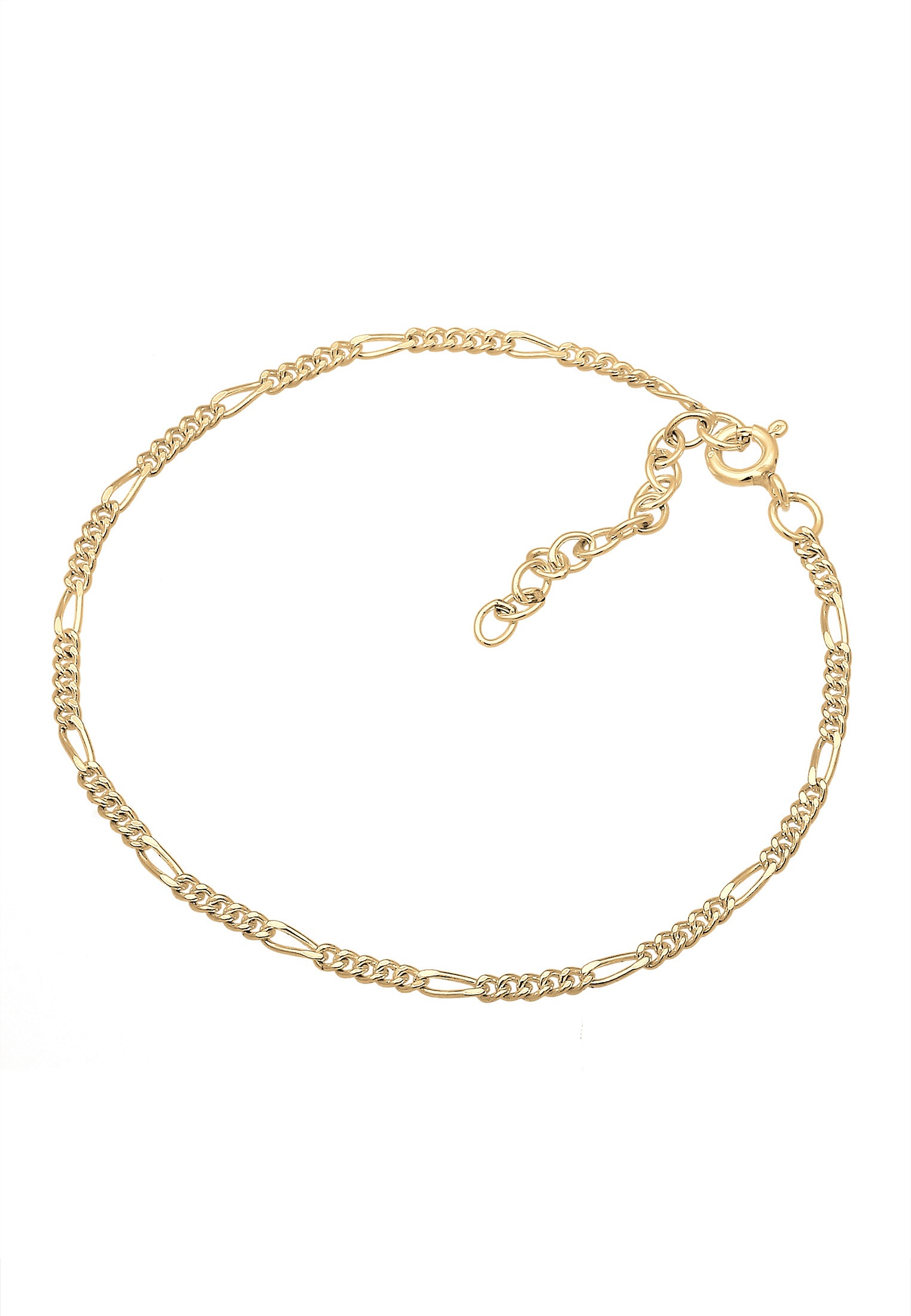 Elli Armkette »Armband Armband Figaro Panzer Basic 925er Silber«