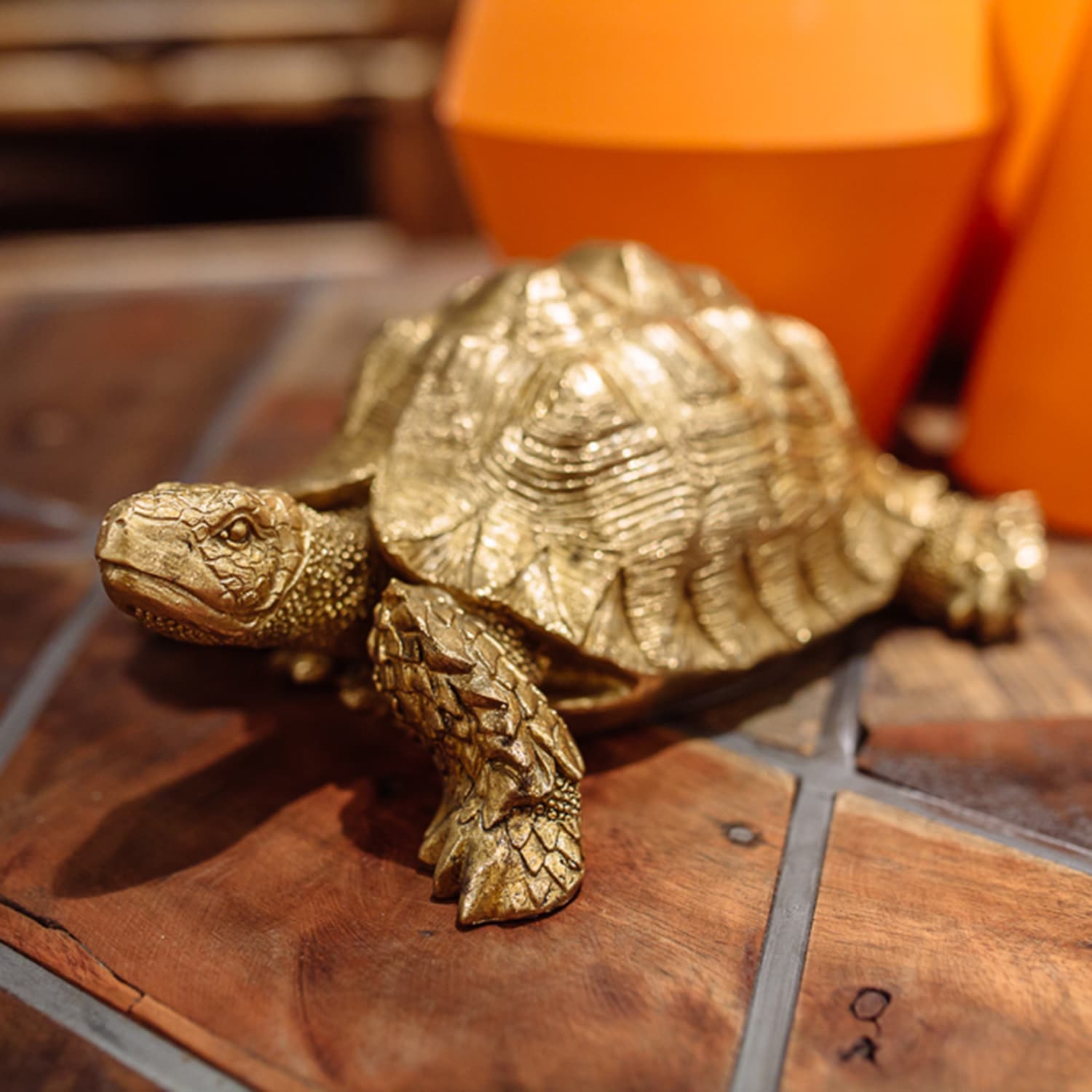 Kare Design Dekofigur »Deko Figur Turtle Gold Klein«