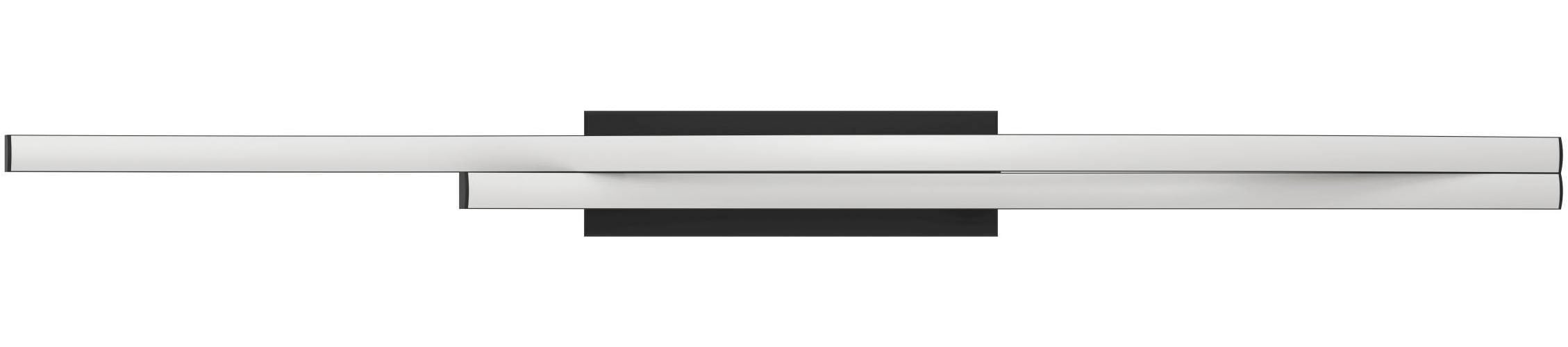 EGLO Deckenleuchte »Grisolia Deckenlampe, Wohnzimmerlampe,  Metall und Kunststoff, Lampe« LED-Modul 1 Stk. Neutralweiß Wand-/Deckenleuchte - L84,9 x B6 x H15 cm - schwarz - 12W inkl.