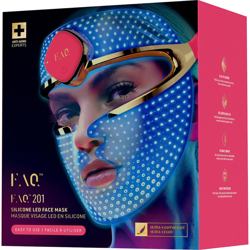 FAQ™ Mikrodermabrasionsgerät »FAQ™ 201 Silicone LED Face Mask«