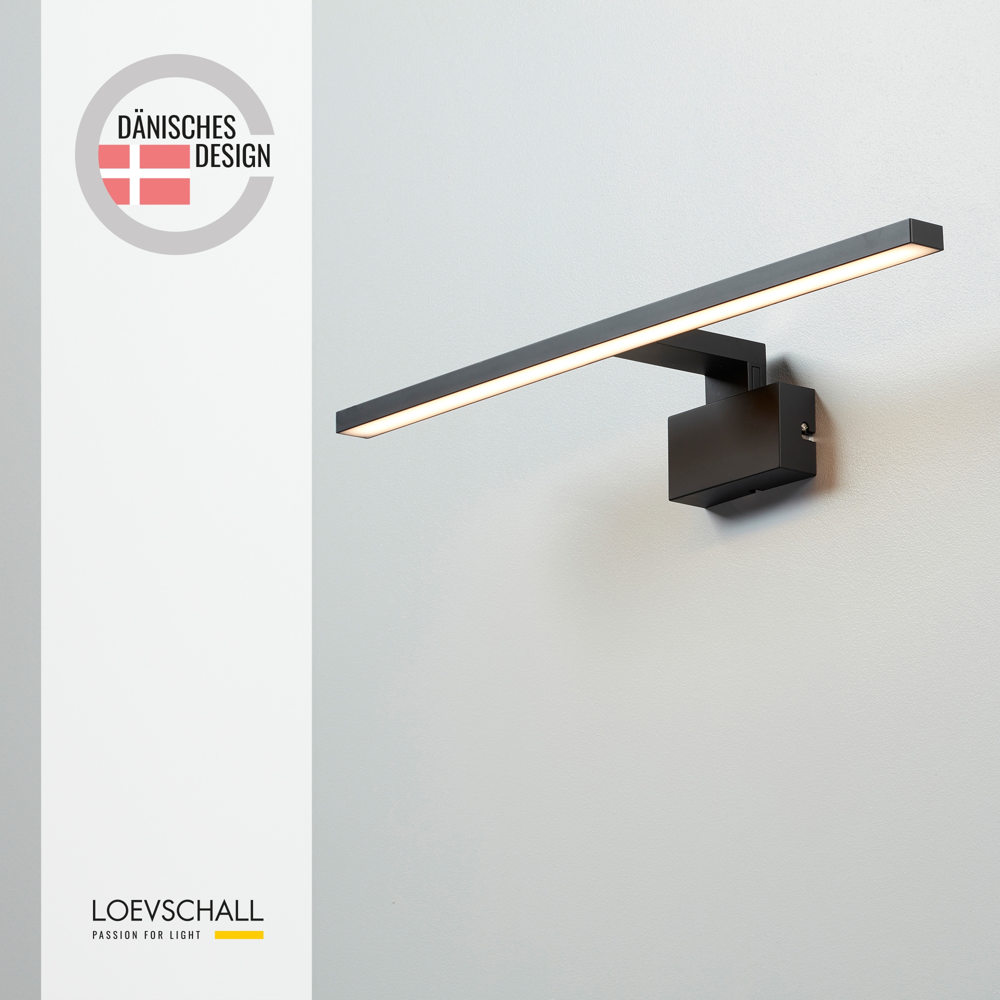 Loevschall Spiegelleuchte »Lagan NextGen, Badezimmer Lampe, LED Spiegelleuchte«, Leuchtmittel LED-Modul | LED fest integriert, Spiegellampen für das Bad