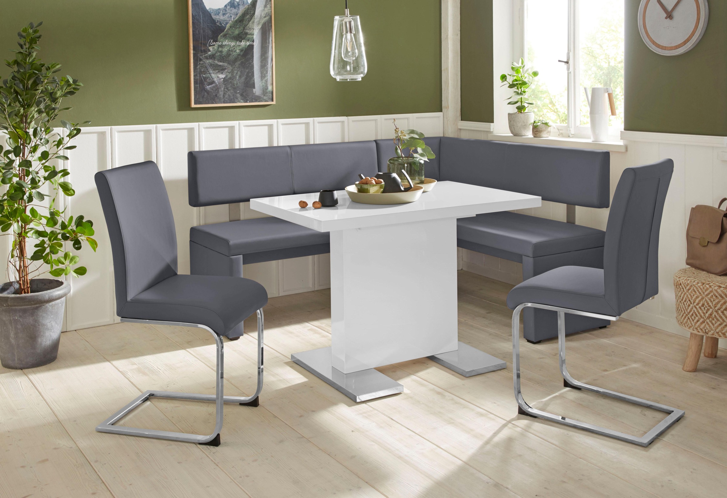 OTTO home Freischwinger »Charissa« (Set) 2 Stk.Bezug in verschiedenen Qualitäten, maximale Belastbarkeit 120 kg