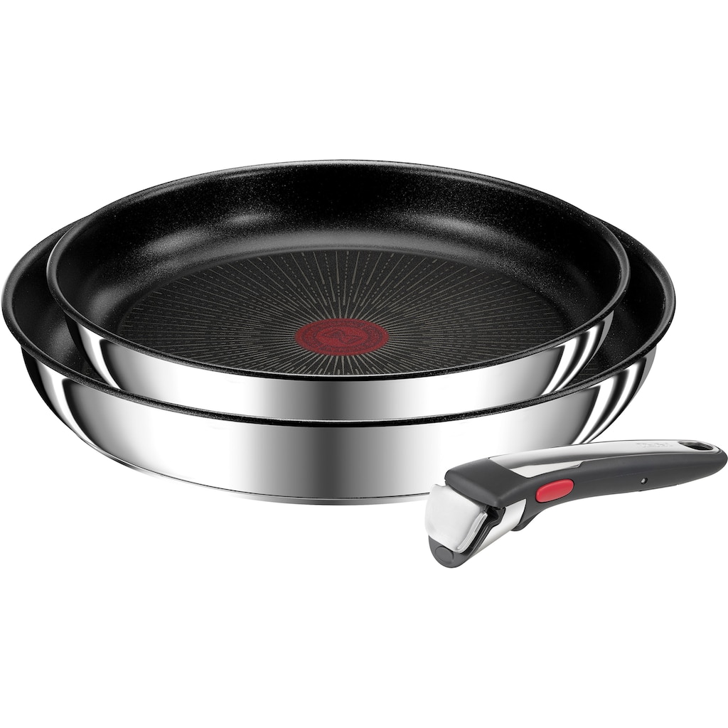 Tefal Pfannen-Set »Ingenio Preference On«, Edelstahl, (Set, 3 tlg.)