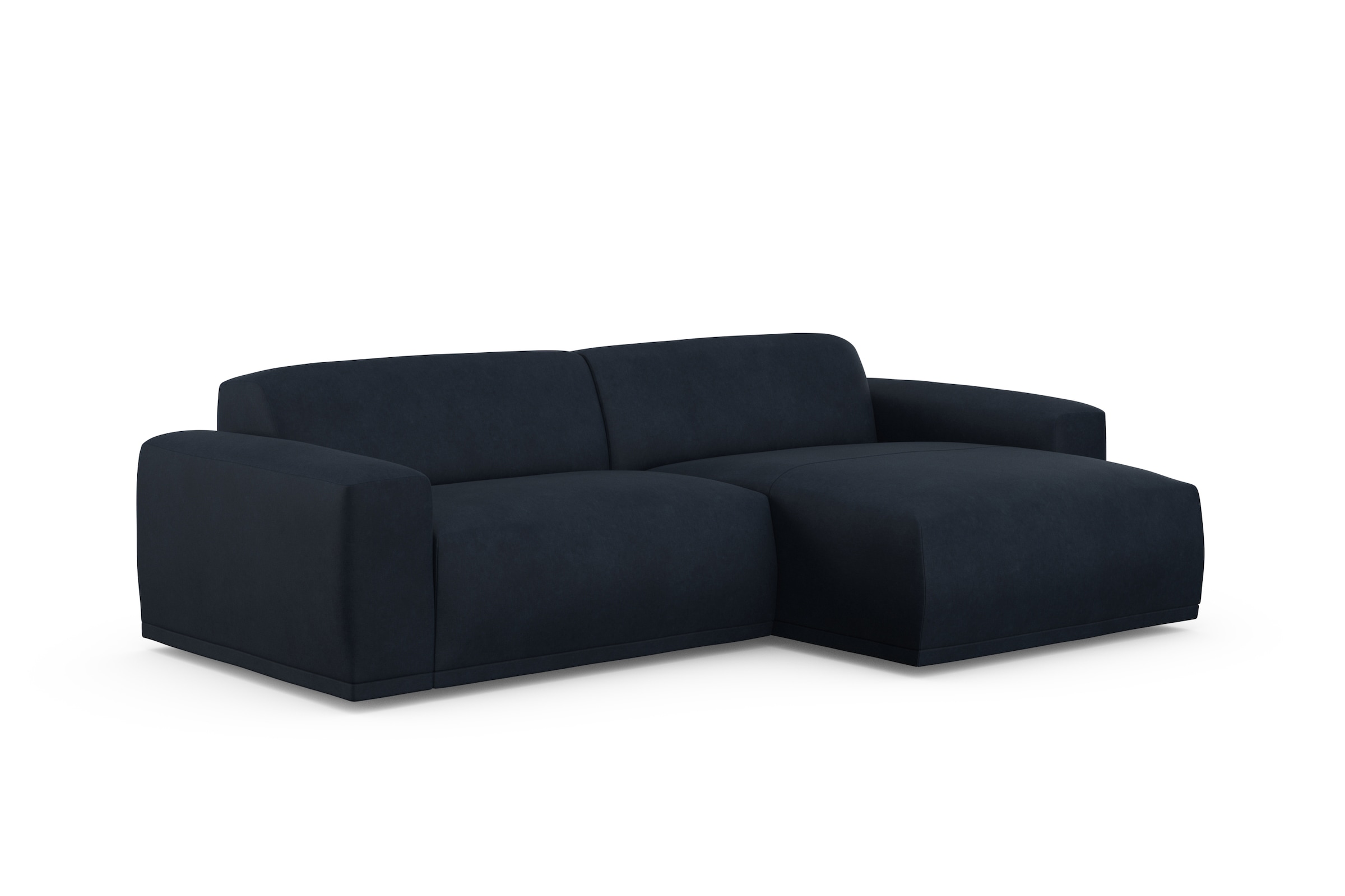 TRENDMANUFAKTUR Ecksofa »Braga, mit hochwertigem Kaltschaum, L-Form, in Cord erhältlich«, (2 St.), modernes Sofa, Couch mit hohem Sitzkomfort, 255/72/160 cm (B/H/T)