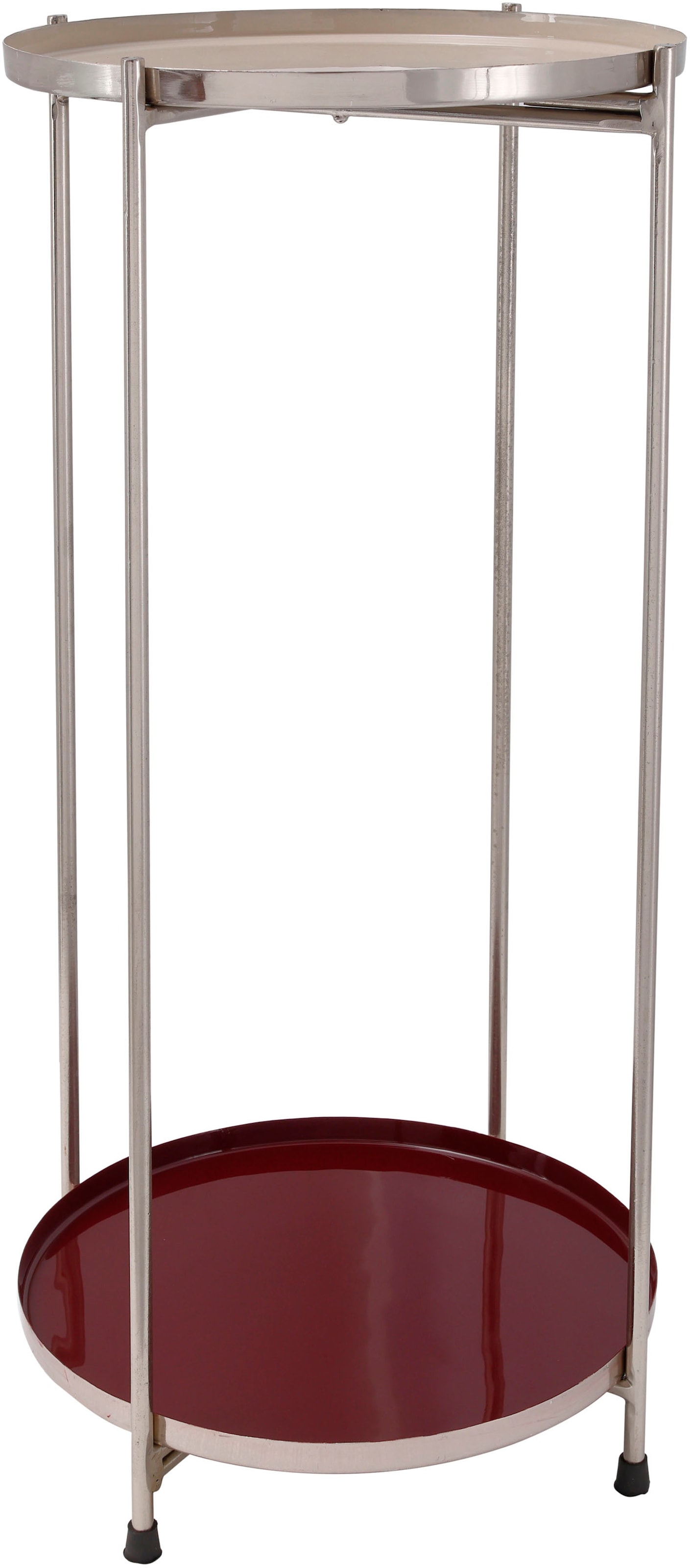 Kayoom Beistelltisch »Art Deco 1125, Abstelltisch aus Metall,funktional und stabil«, (1 St.), Dekorativ, glanzvolle Lackierung, praktische Ablageflächen