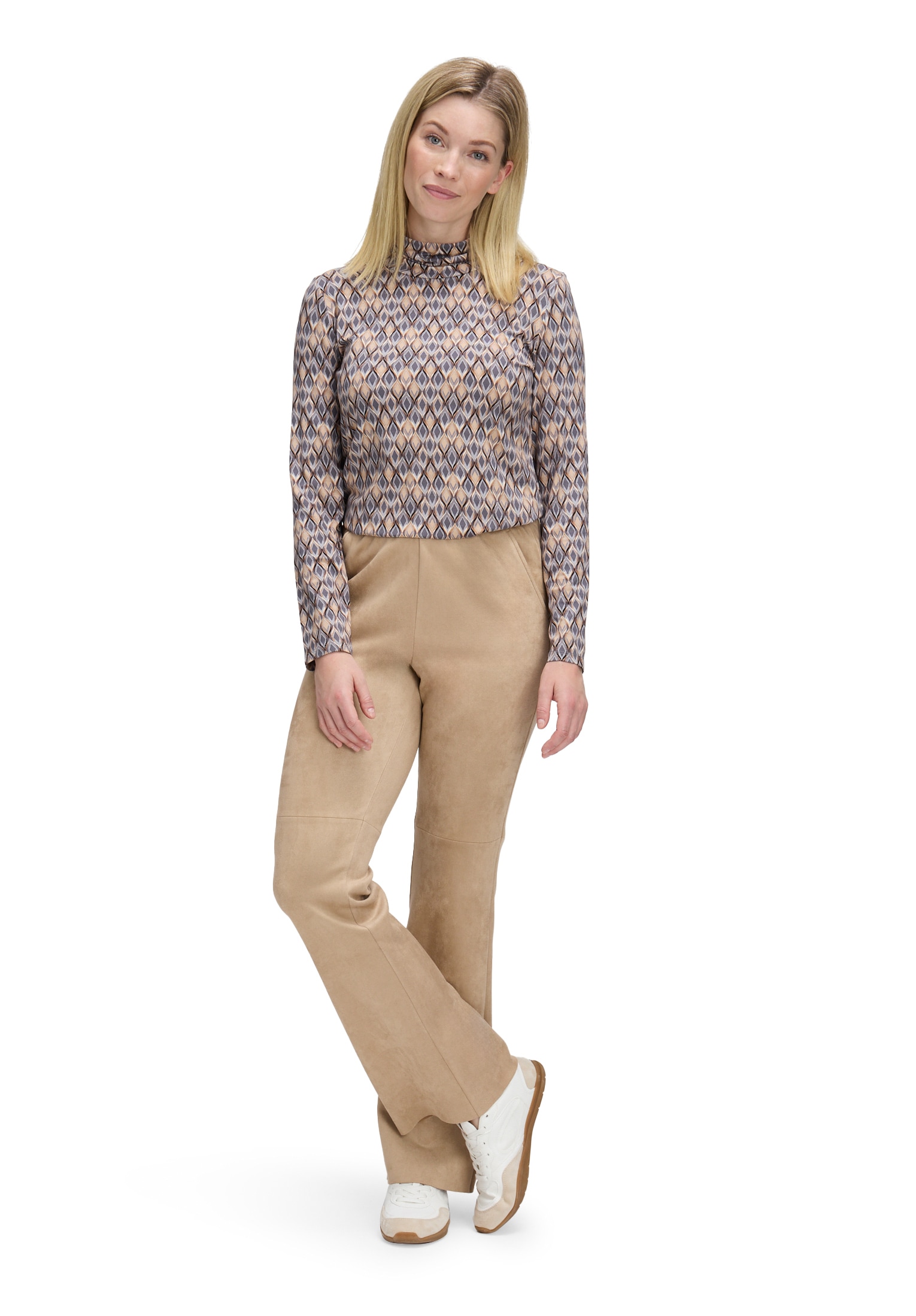 Betty Barclay Langarmshirt »Rollkragenshirt mit Stehkragen«