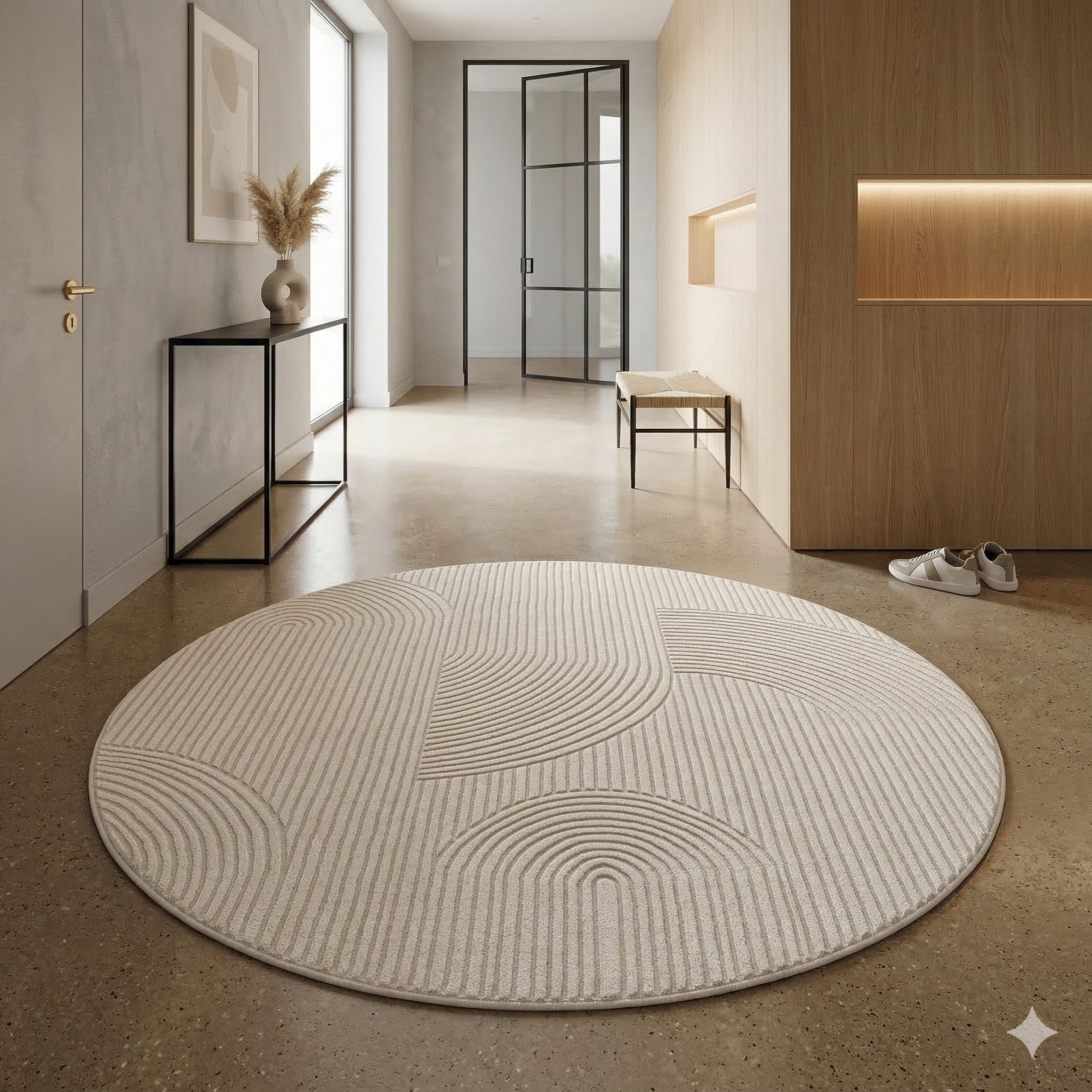 Sehrazat Teppich »Moda 1100« rund 11 mm Höhe