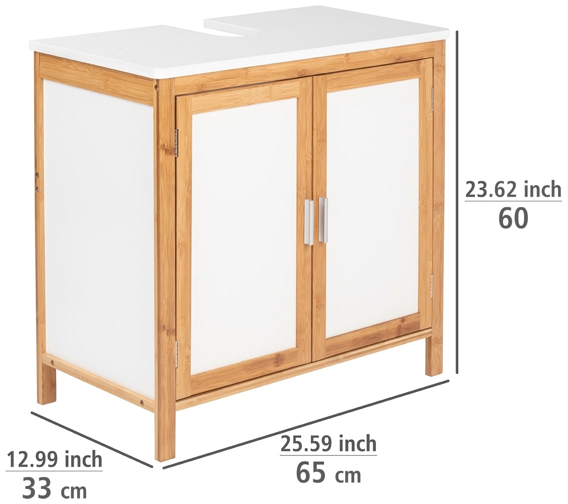 WENKO Waschbeckenunterschrank »Finja«, BxTxH: 65x33x60 cm