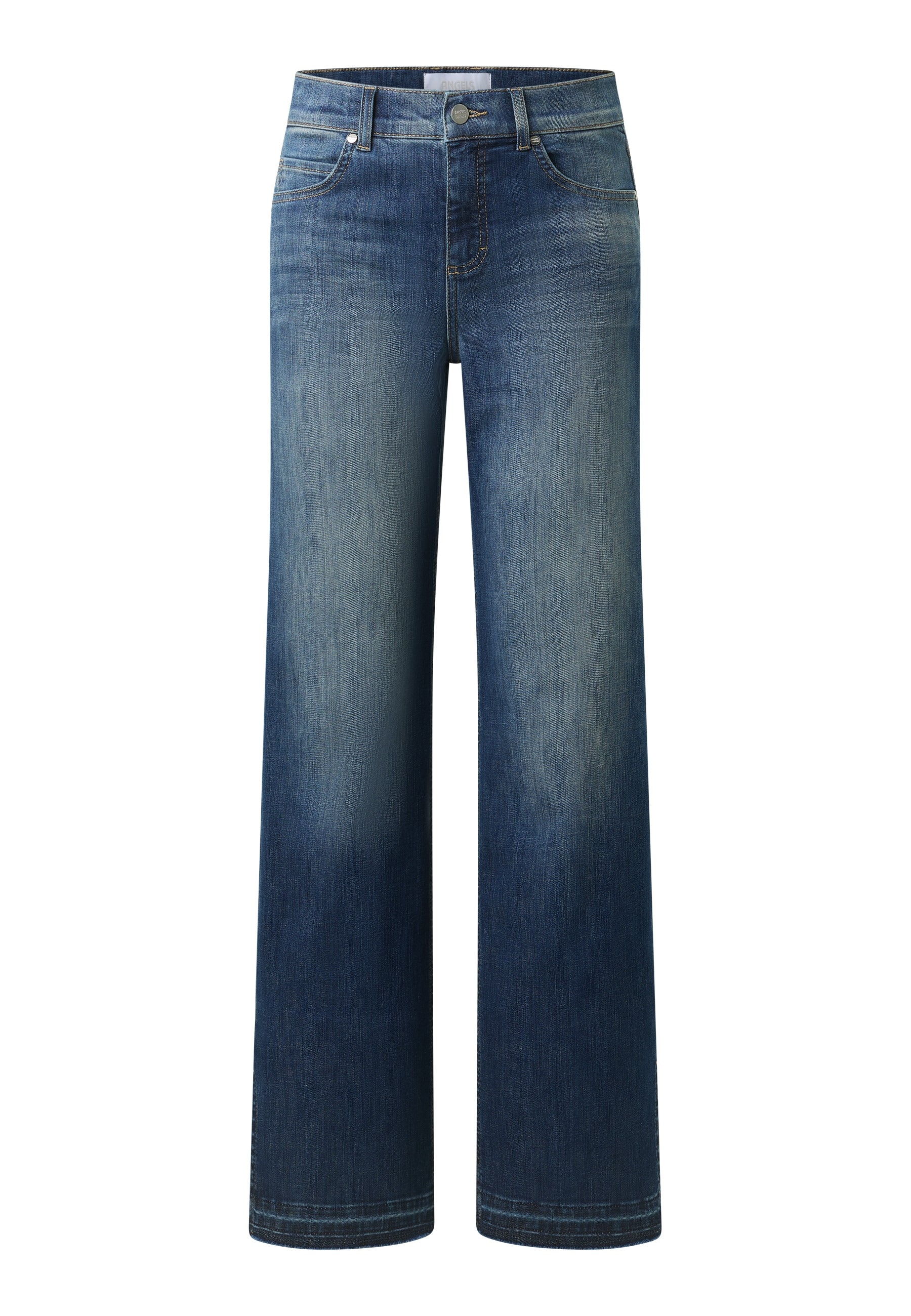 ANGELS Bootcut-Jeans »LARA BOHO« mit Schlitz am Beinabschluß, Wide Leg, Stretch