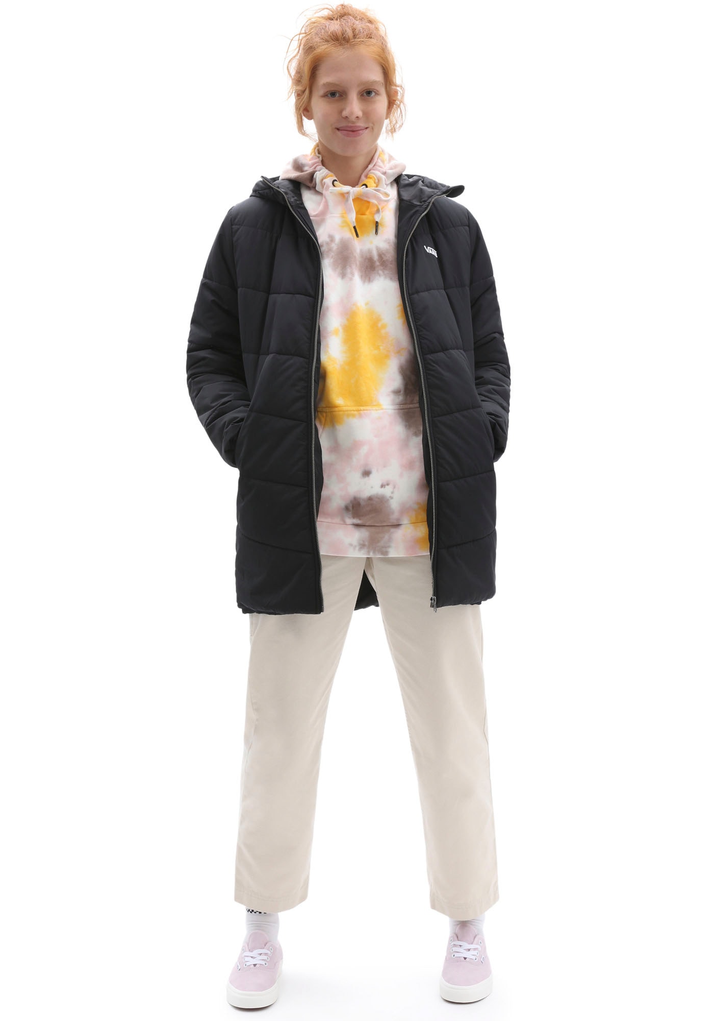 Vans Steppjacke »FOUNDRY LONG MTE«, mit Kapuze