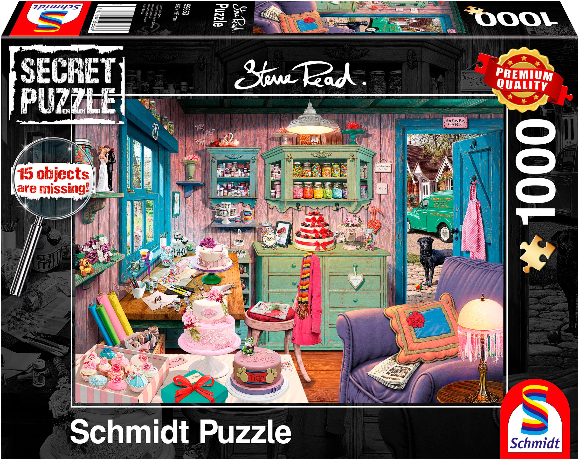 Puzzle »Secret, Großmutters Stube von Steve Read«, (1000 tlg.), Made in Germany