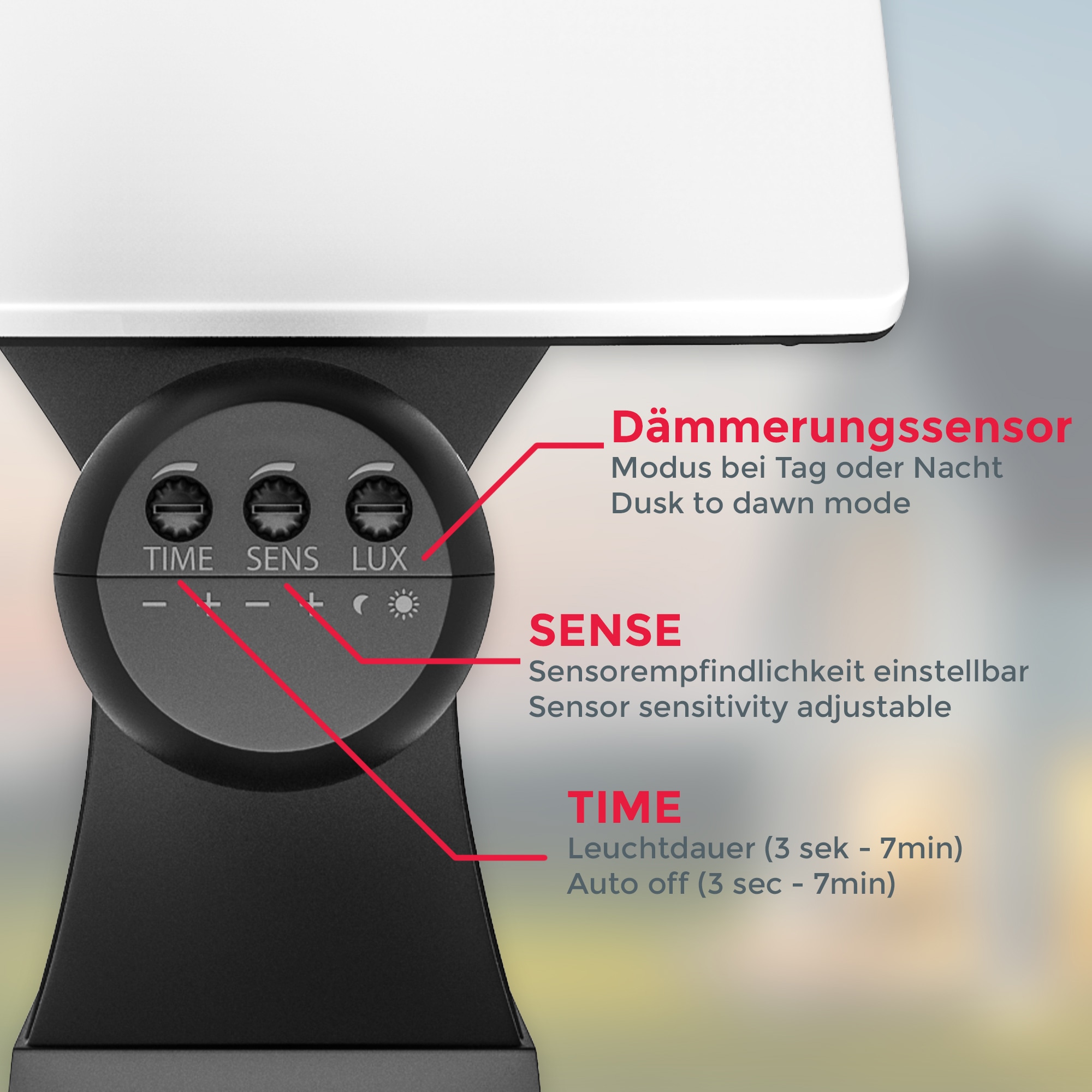 B.K.Licht LED Außen-Wandleuchte, 1 flammig, Leuchtmittel LED-Board | LED fest integriert, Außenleuchte, Bewegungsmelder, schwenkbar, 20W 2.300 Lum. 4.000K, IP44