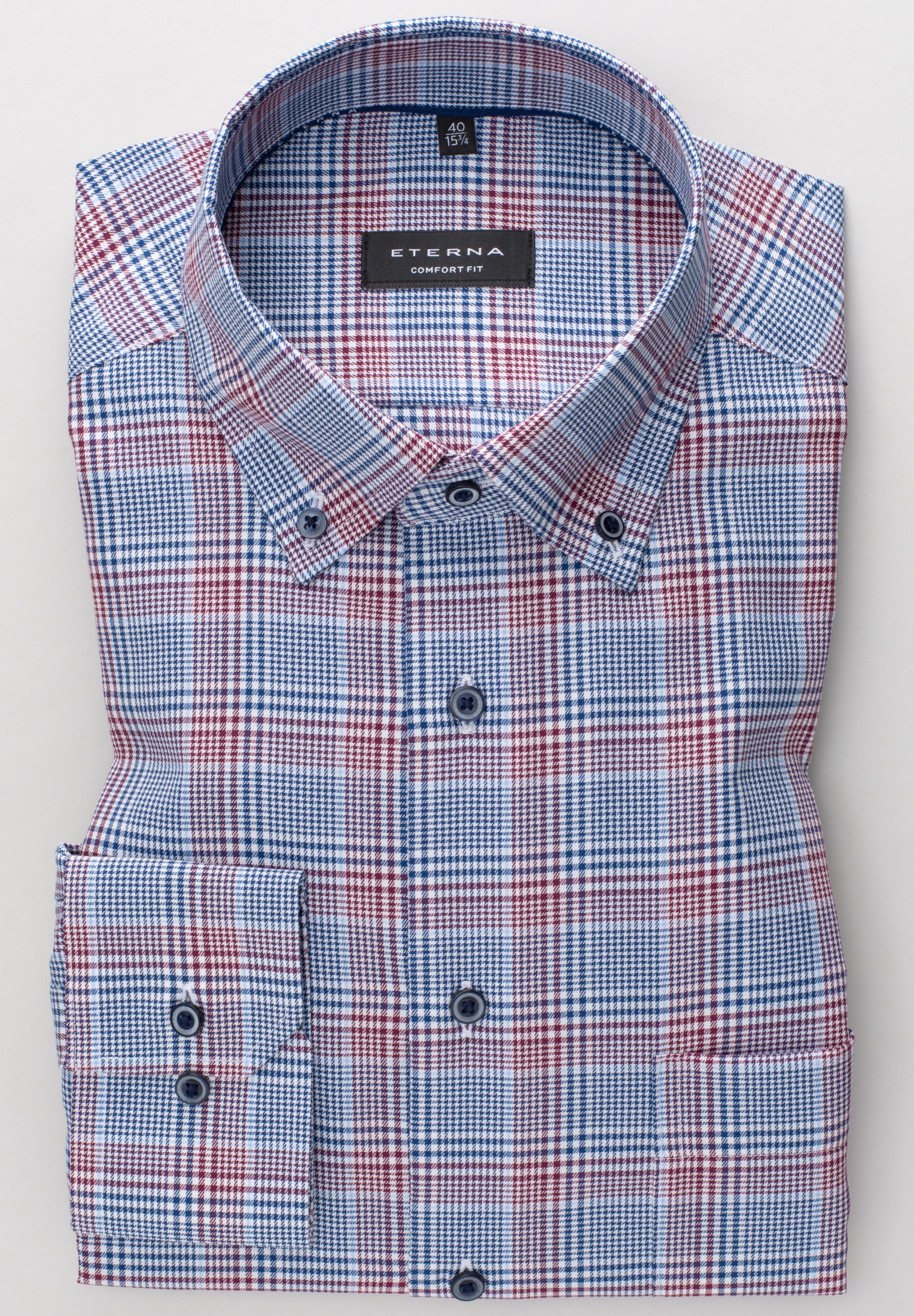 Eterna Langarmhemd »COMFORT FIT«, NON IRON (bügelfrei)