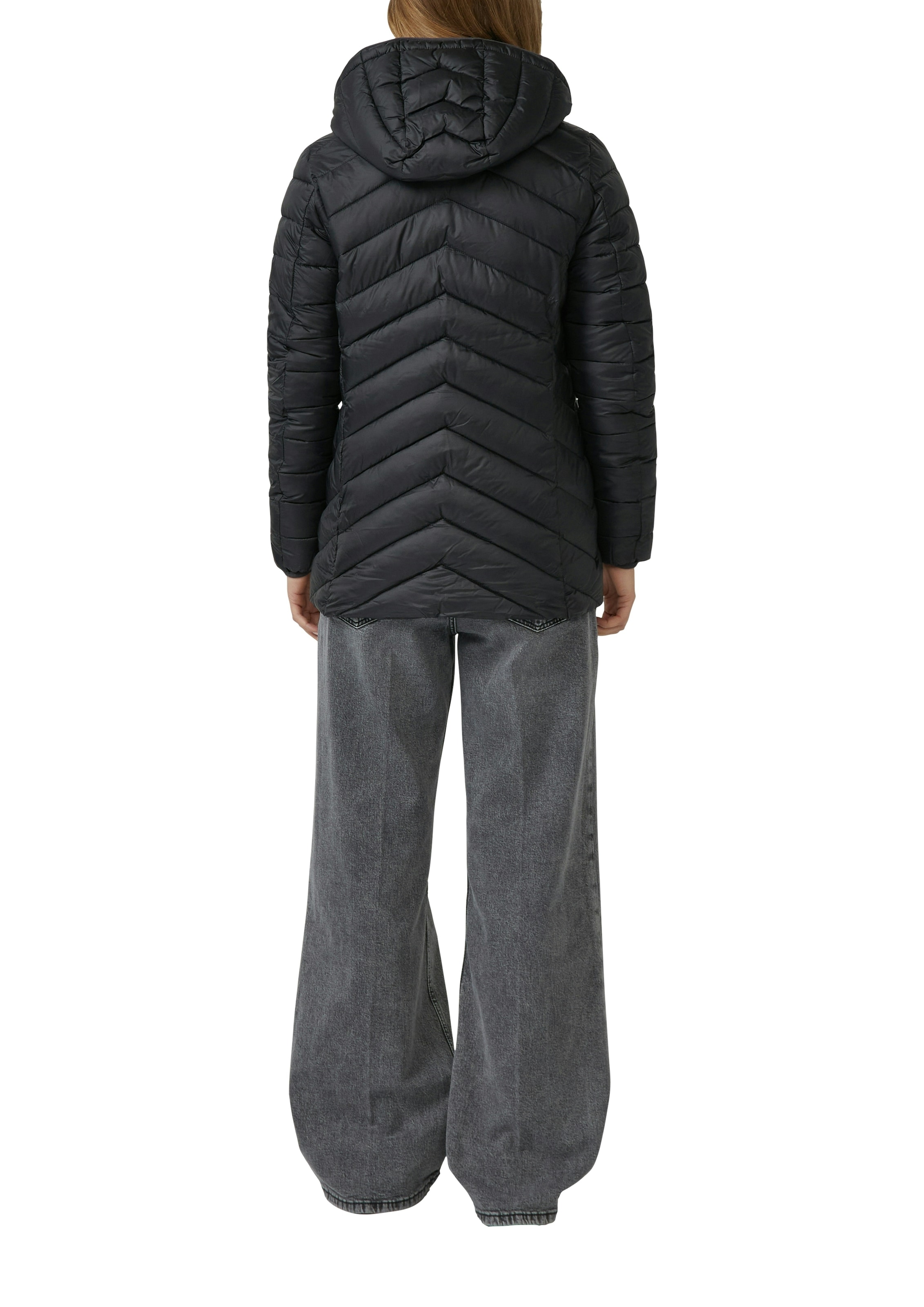 s.Oliver Outdoorjacke mit Kapuze mit abnehmbarer Kapuze