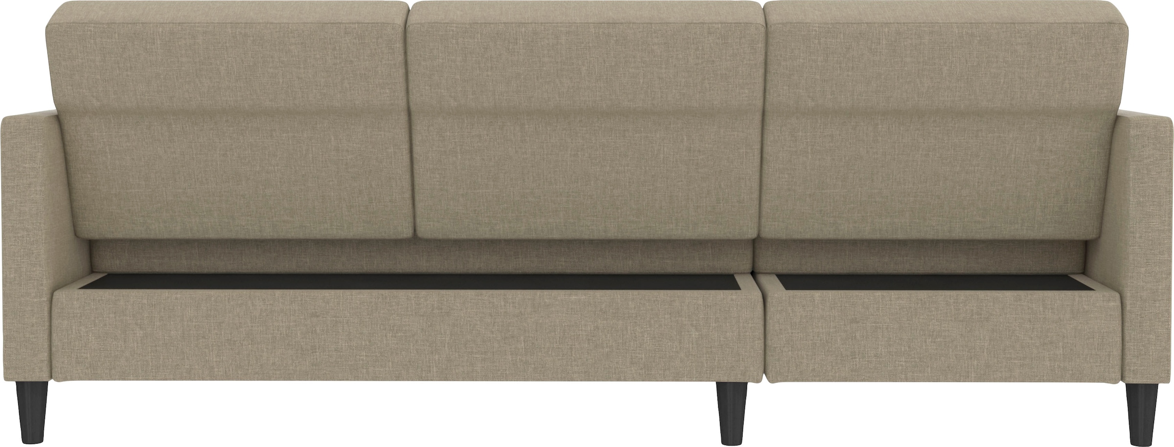 Dorel Home Ecksofa »Hartford II«, mit Bettfunktion und Stauraum, Recamiere beidseitig montierbar