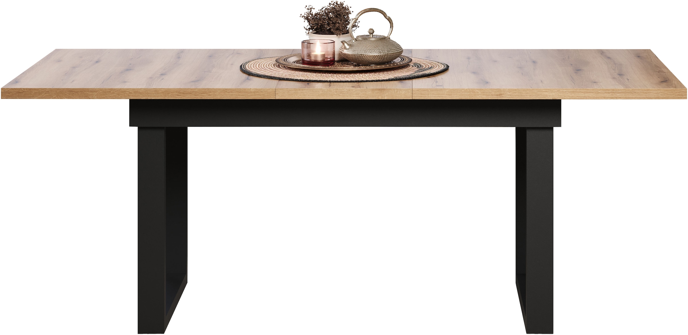 INOSIGN Esstisch »Valencia« 1 Stk. tlg. Synchroauszug; Metallkufen, ausziehbar auf 200 cm