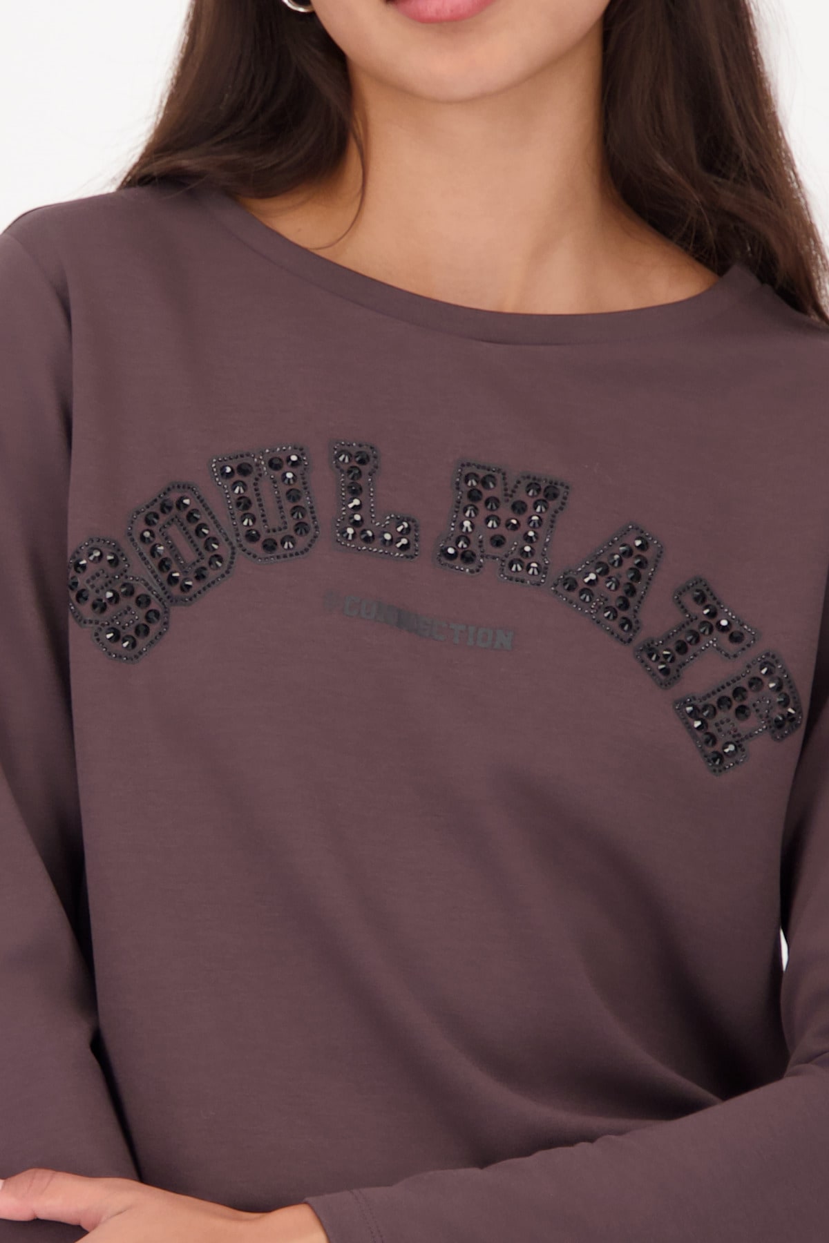 Monari Sweatshirt , Regular fit mit Rundhalsausschnitt
