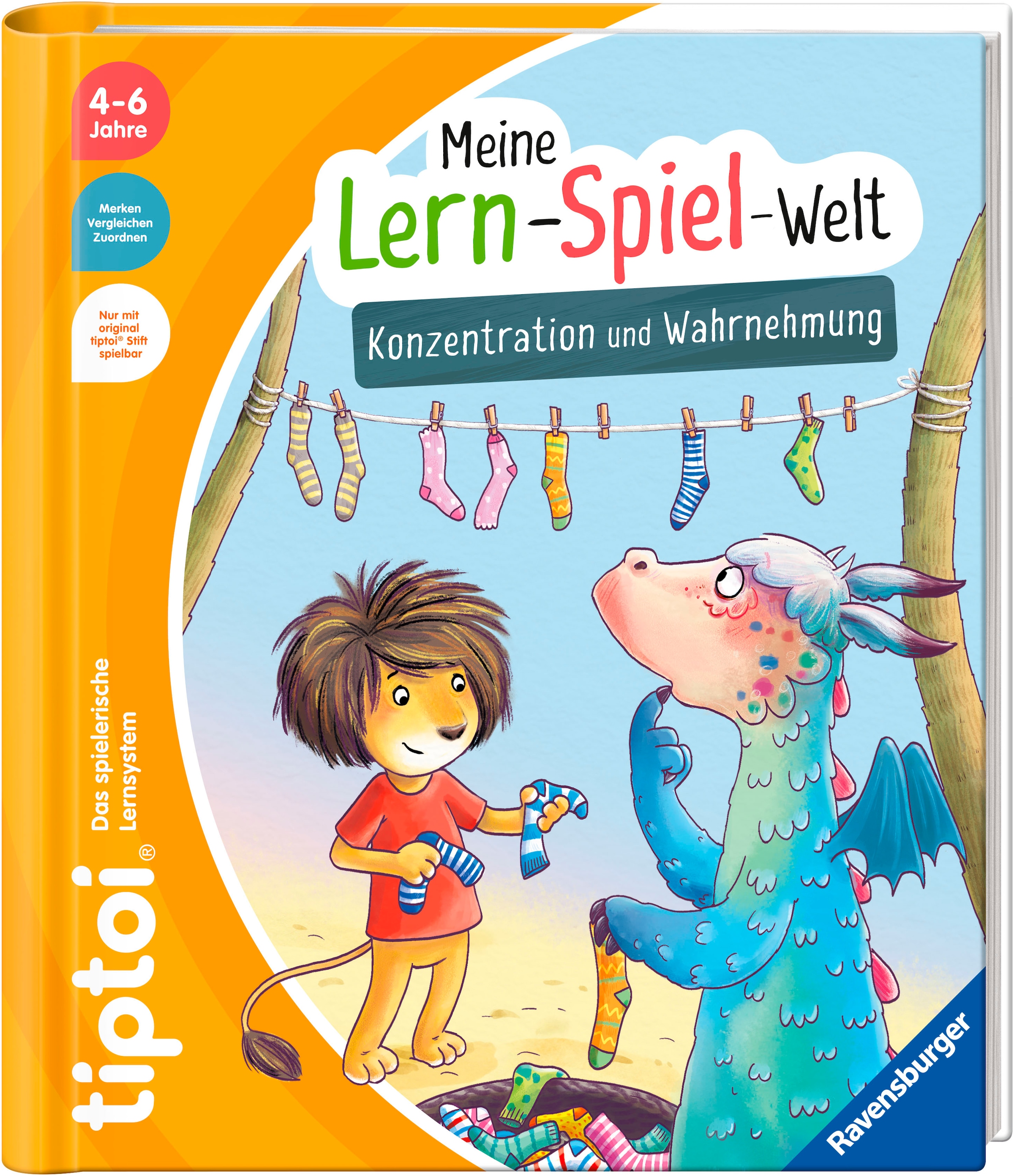 Ravensburger Buch »tiptoi® Meine Lern-Spiel-Welt: Konzentration und Wahrnehmung«
