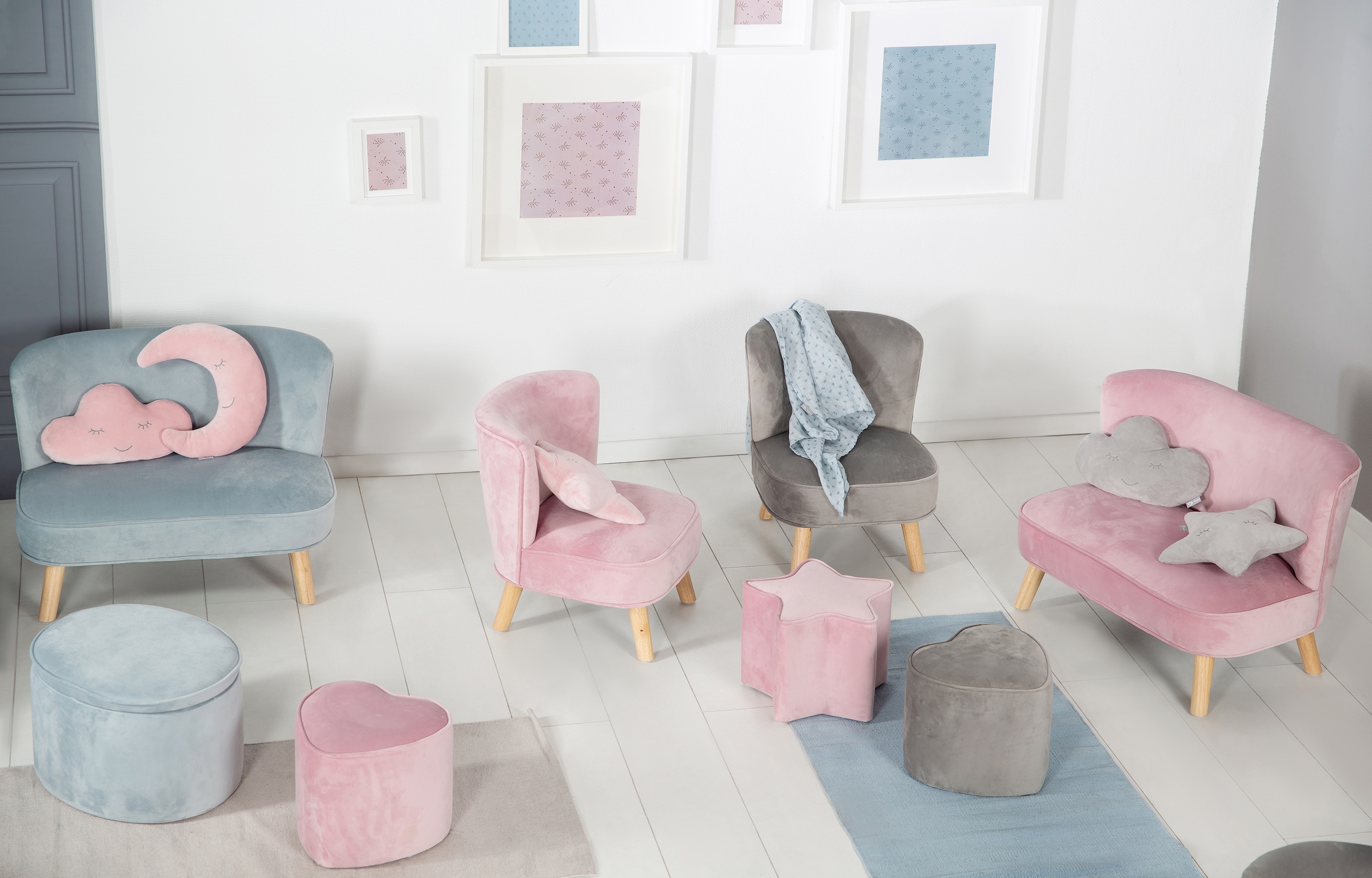 roba® Kinderhocker »Lil Sofa«, in Herzform bei ♕