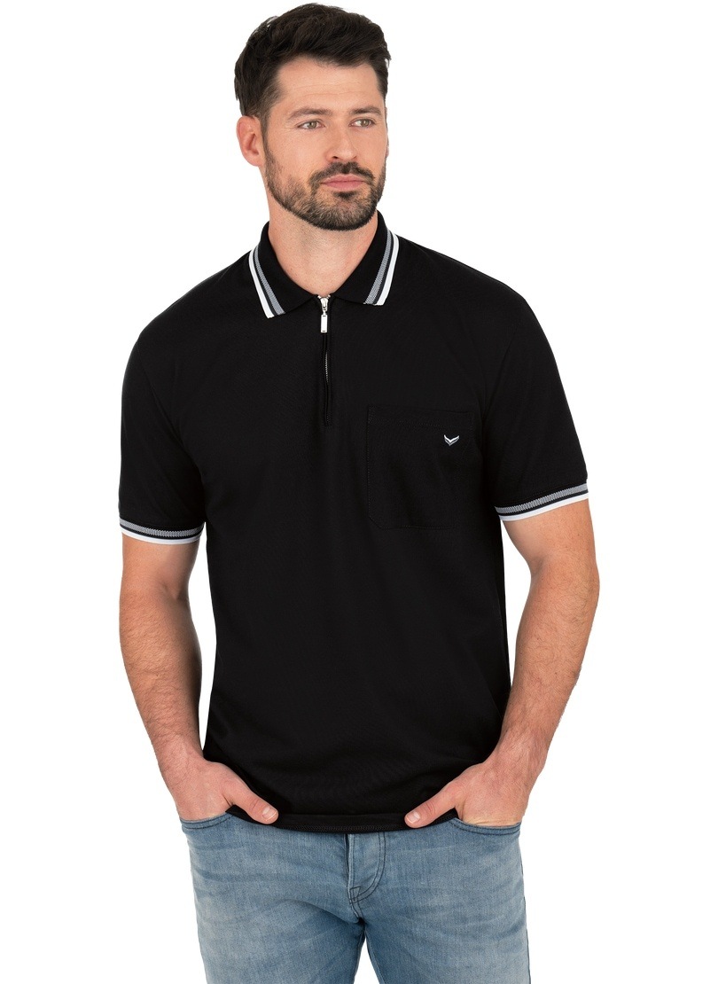 Poloshirt »TRIGEMA Poloshirt mit Reißverschluss«