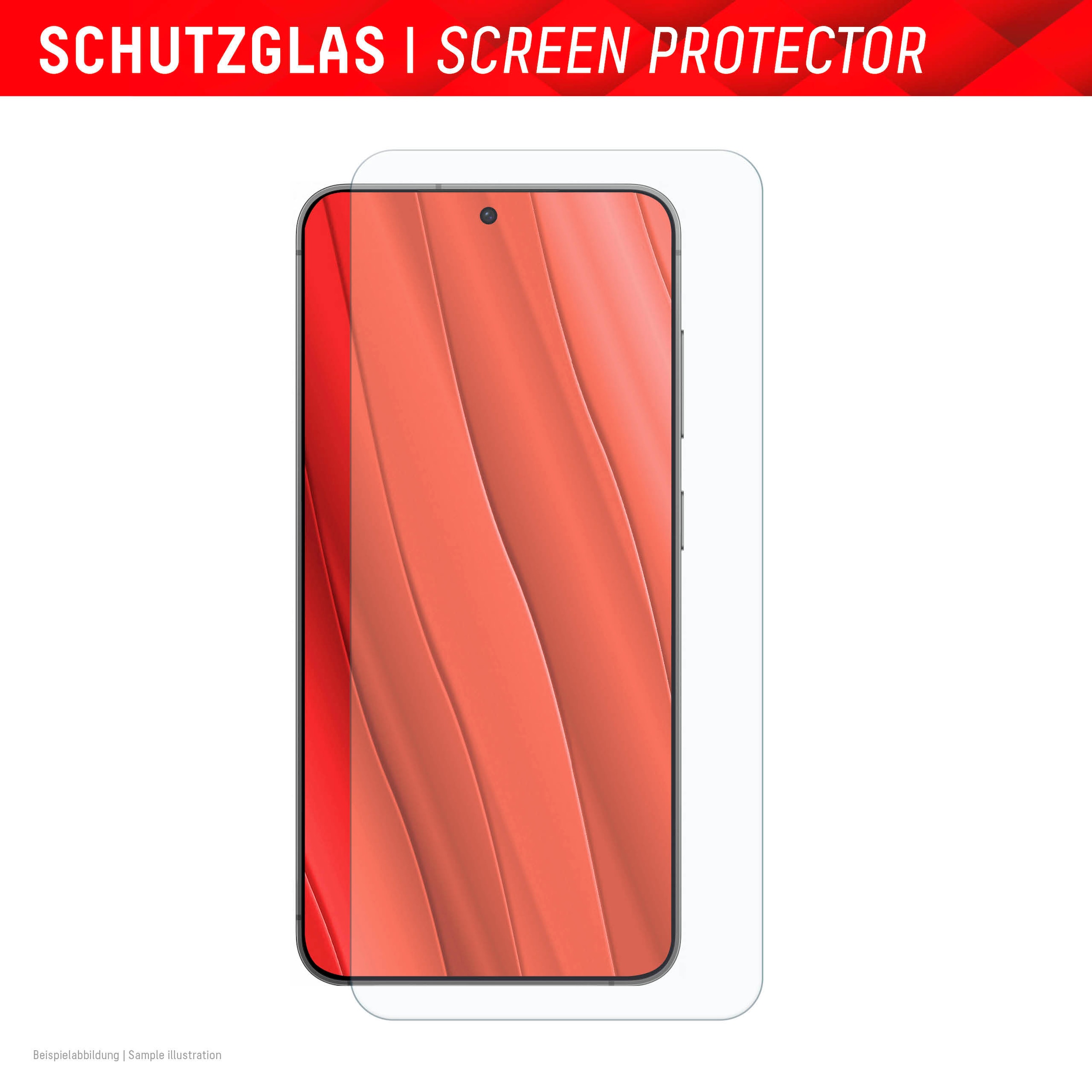 Displex Displayschutzglas »Smart Glass« für Samsung Galaxy S24+;Samsung Galaxy S25+ Displayschutzfolie Displayschutz kratzer-resistent 9H unzerbrechlich