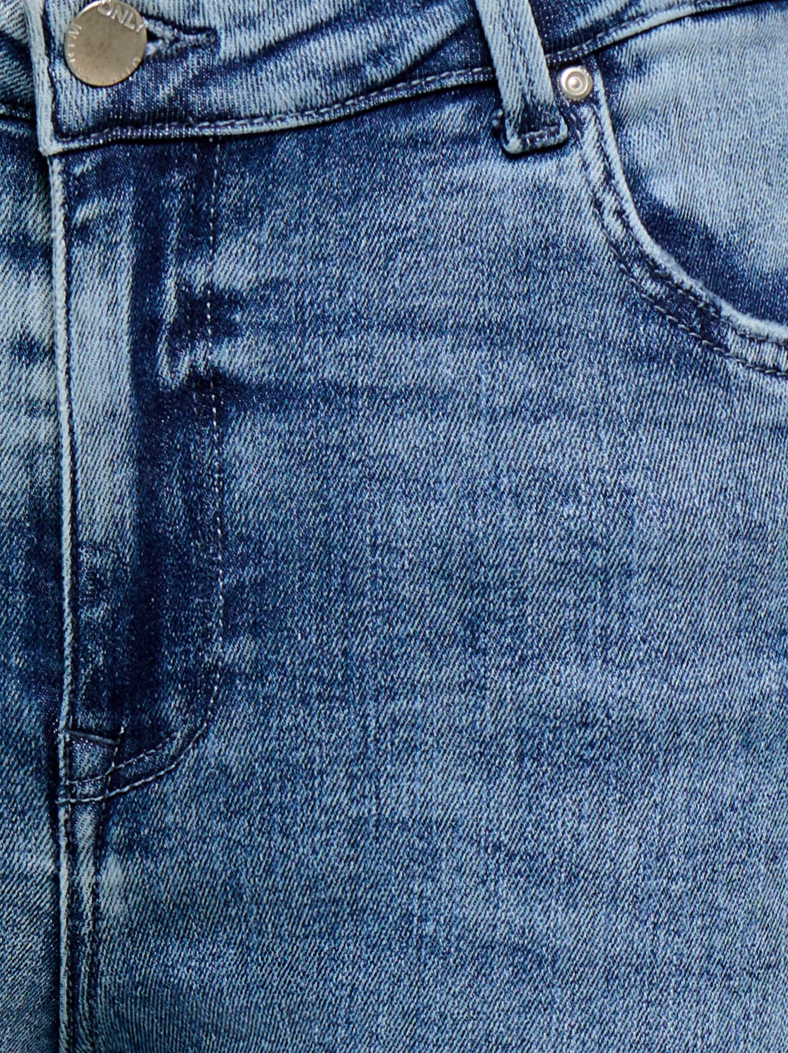 ONLY Skinny-fit-Jeans »ONLPOWER MID WASIST PUSH UP AZ« mit Destroyed-Details