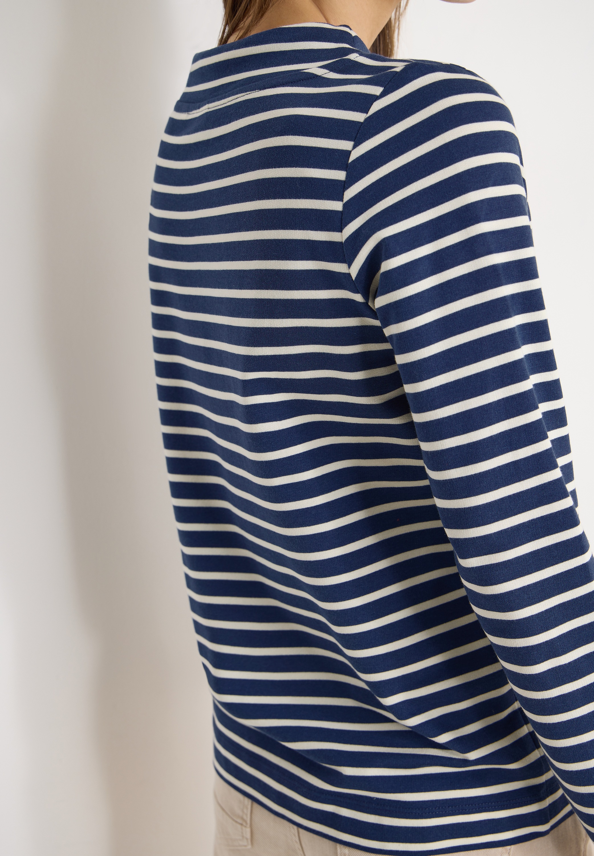 Cecil Langarmshirt mit Streifenmuster