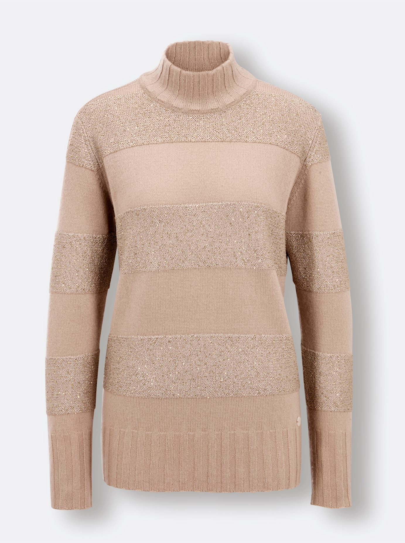 CREATION L PREMIUM Stehkragenpullover »Merino-Kaschmir-Pullover«