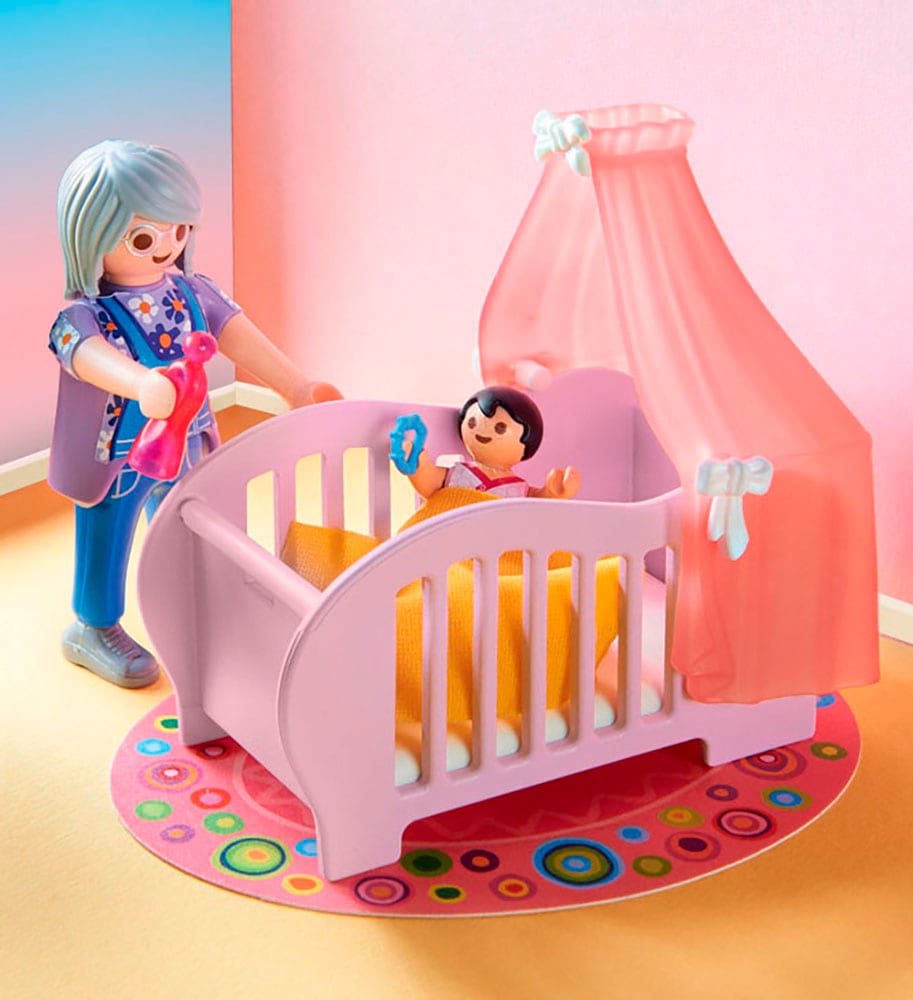 Playmobil® Konstruktions-Spielset »Babyzimmer (70210), Dollhouse« Made in Germany